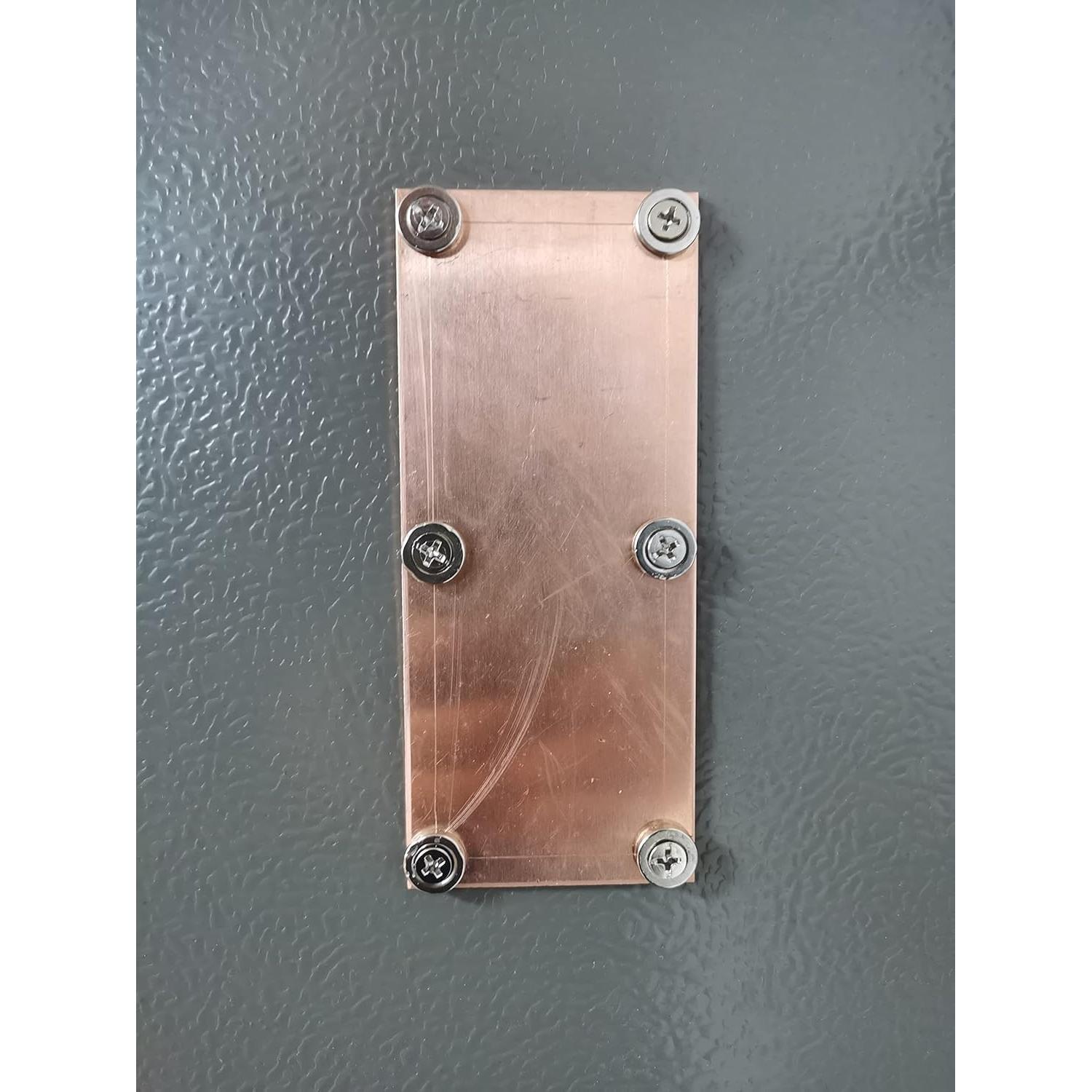 Respaldo de Soldadura Magnético de Cobre ZREBZYR 12.7x12.7cm