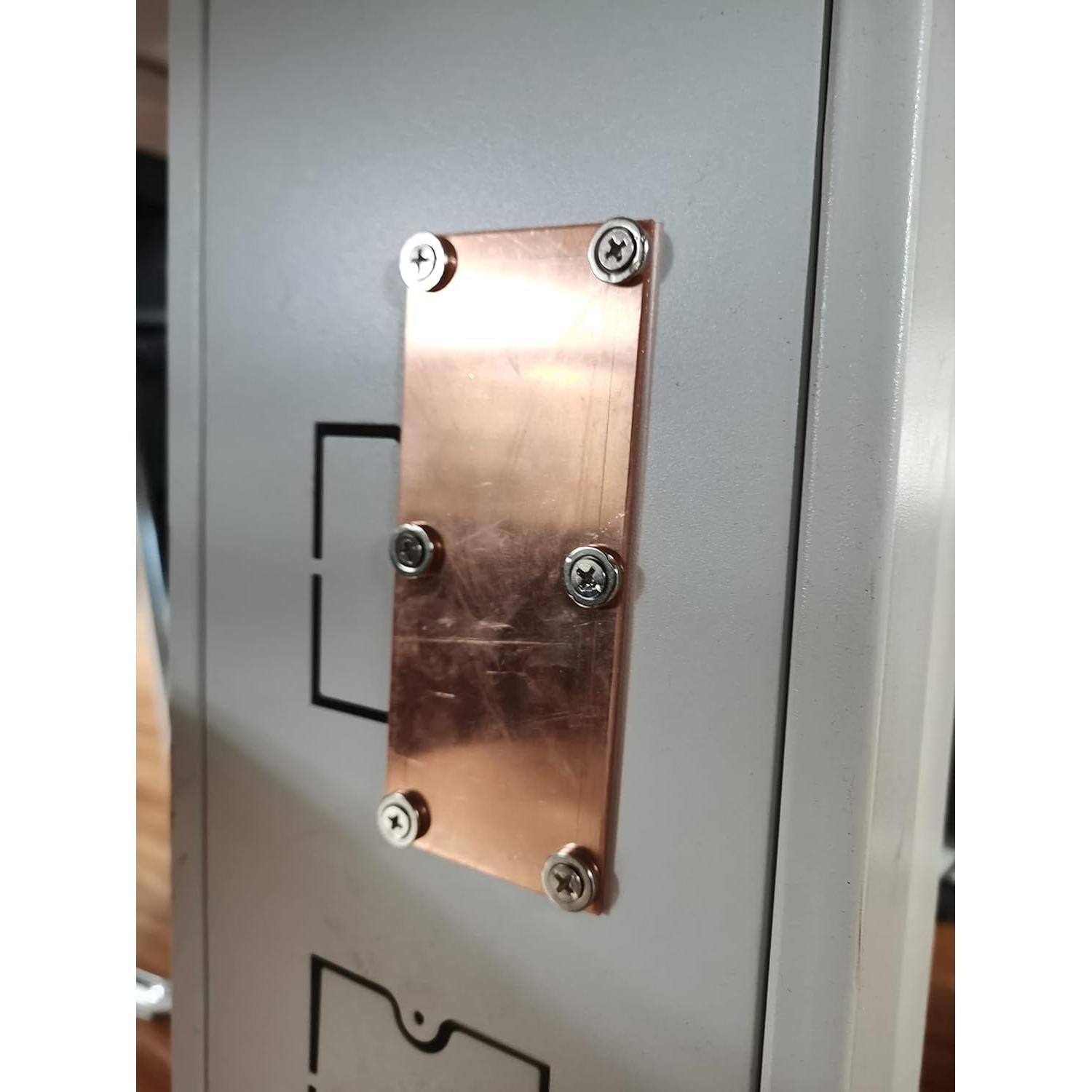 Respaldo de Soldadura Magnético de Cobre ZREBZYR 12.7x12.7cm