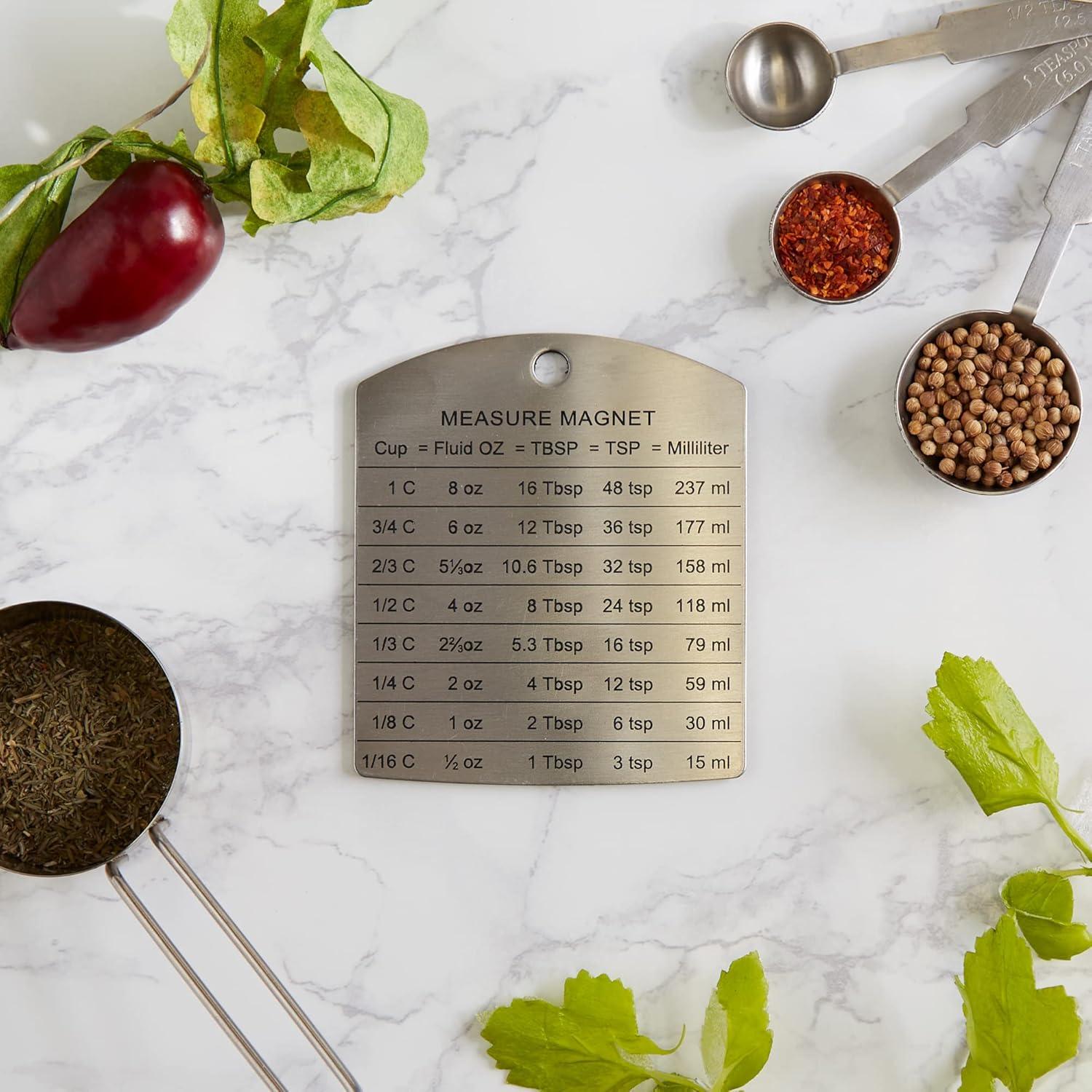 Imán de Conversión RSVP Internacional Acero Inoxidable 10.48x8.89 cm