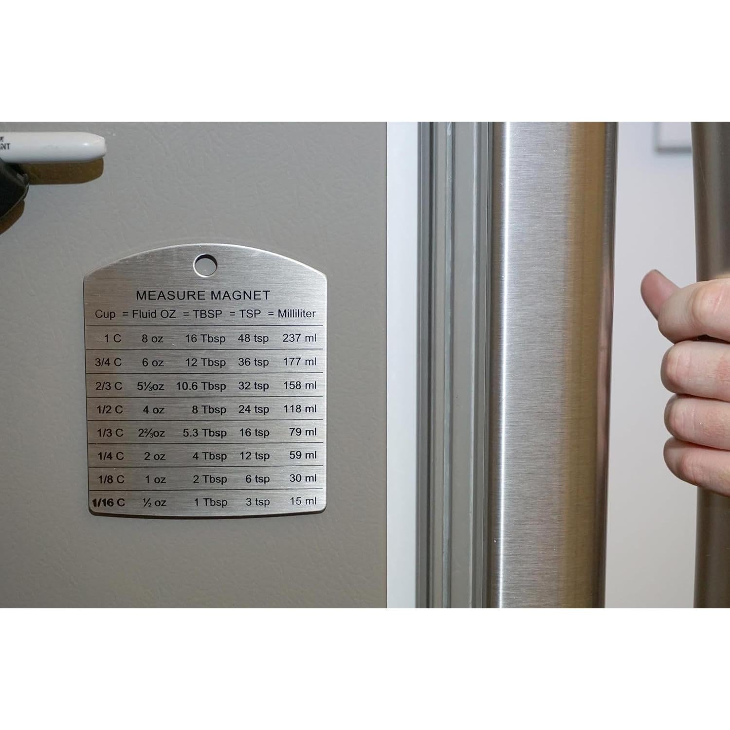 Imán de Conversión RSVP Internacional Acero Inoxidable 10.48x8.89 cm