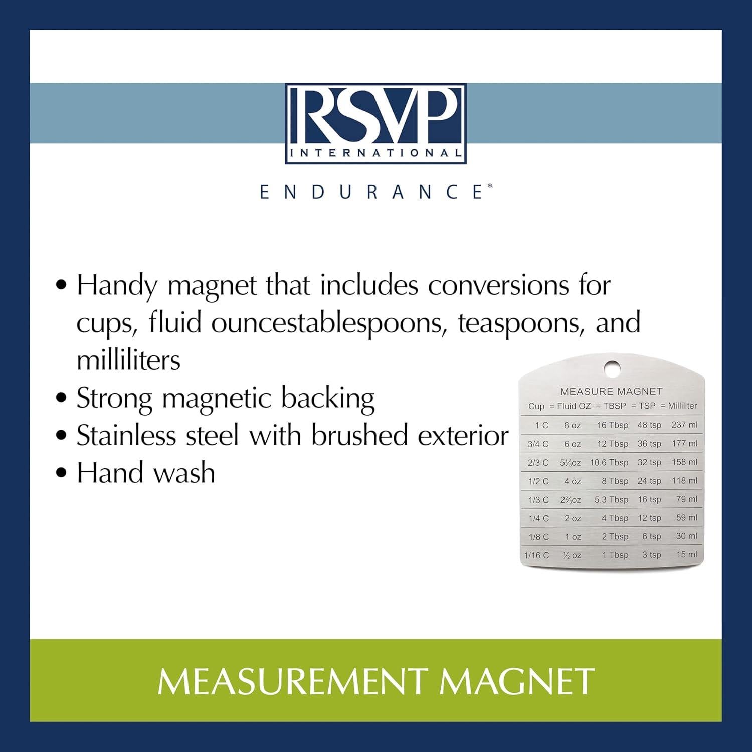 Imán de Conversión RSVP Internacional Acero Inoxidable 10.48x8.89 cm