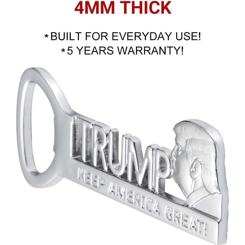 Set Abrebotellas y Cuchara de Café Donald Trump 2024 - Star Miss River