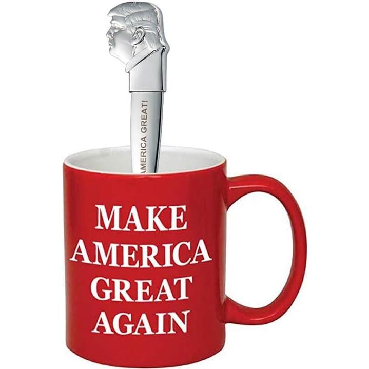 Set Abrebotellas y Cuchara de Café Donald Trump 2024 - Star Miss River