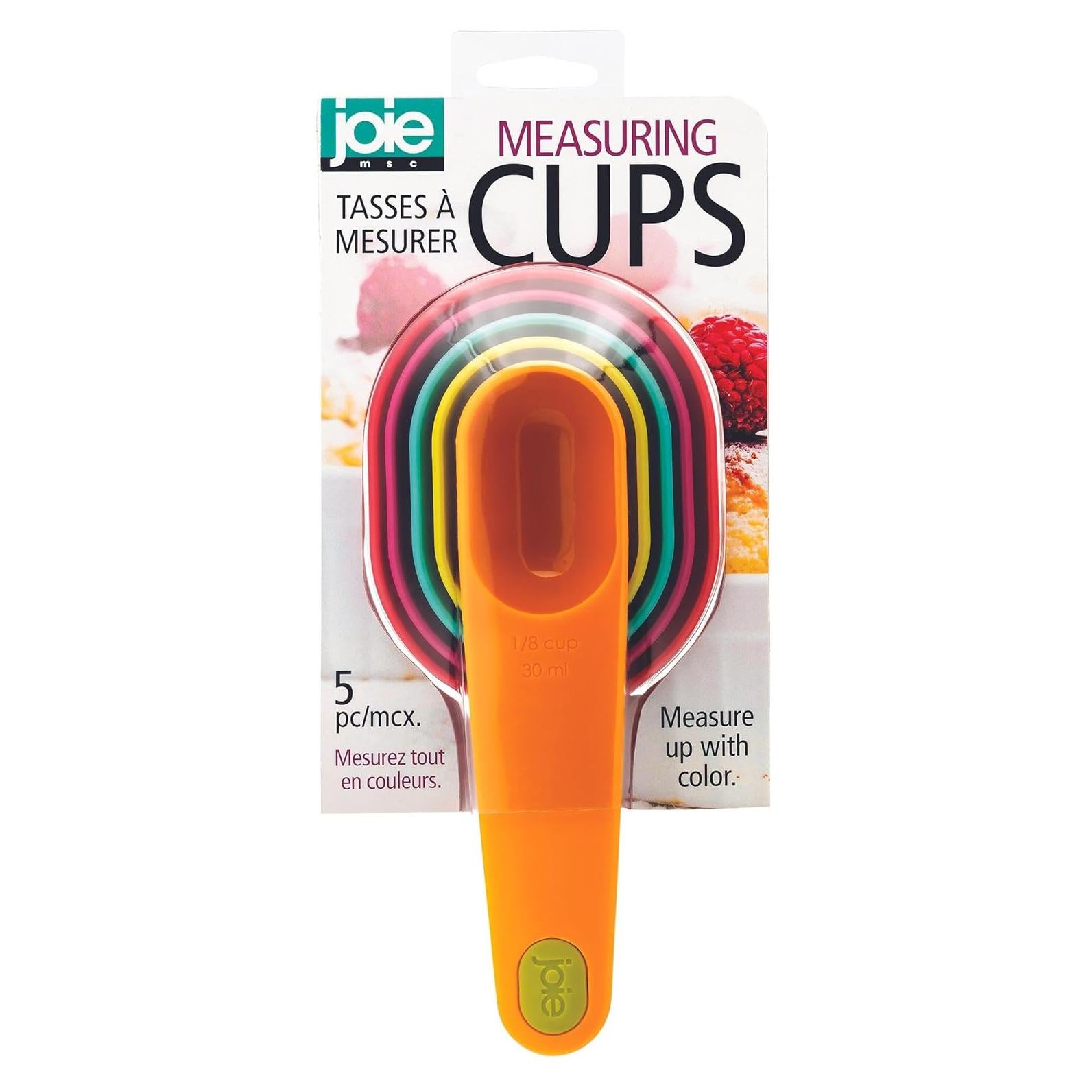 Juego de Tazas Medidoras Joie 5 Piezas Plástico Multicolor