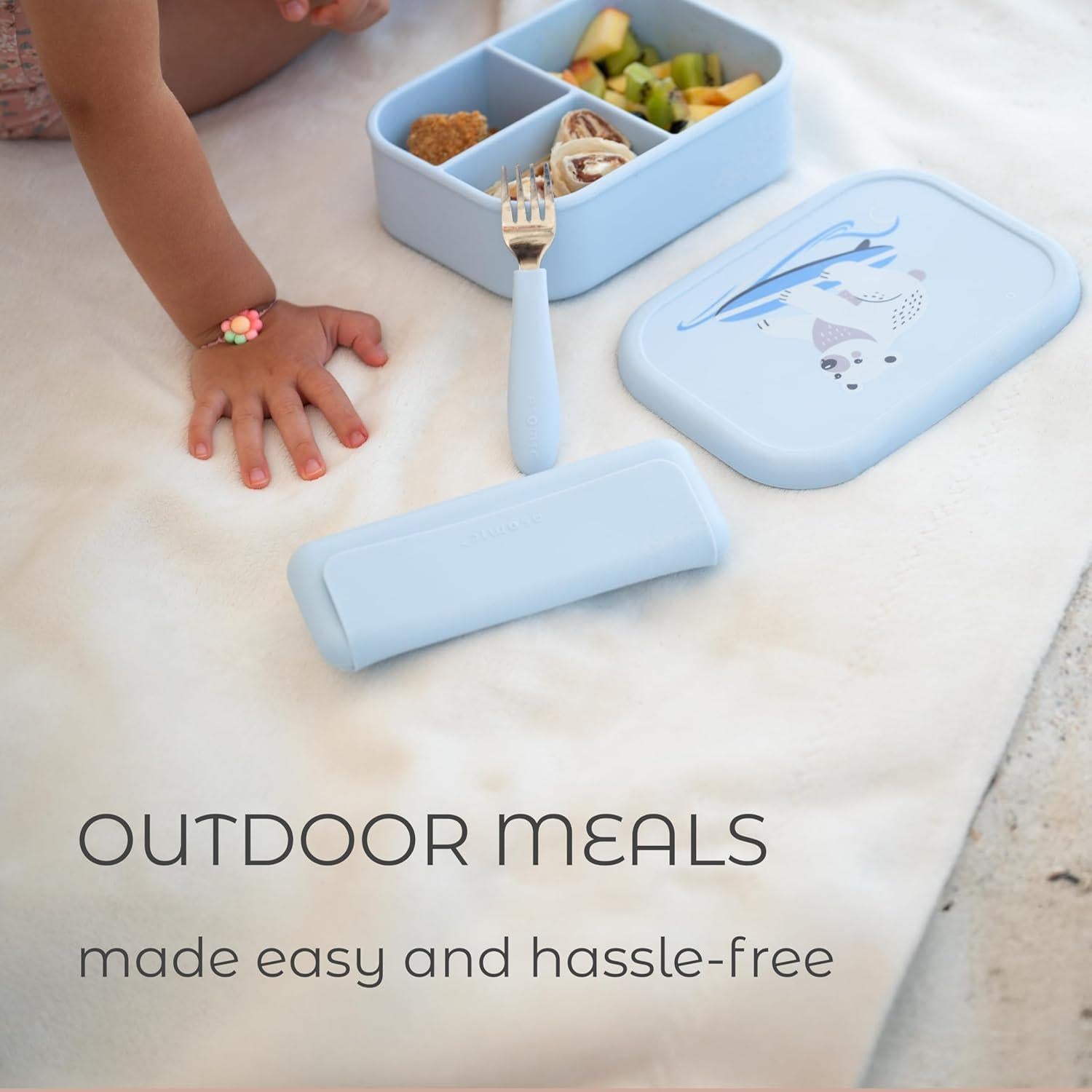 Juego de Utensilios para Niños ASOMIC Acero Inoxidable 316