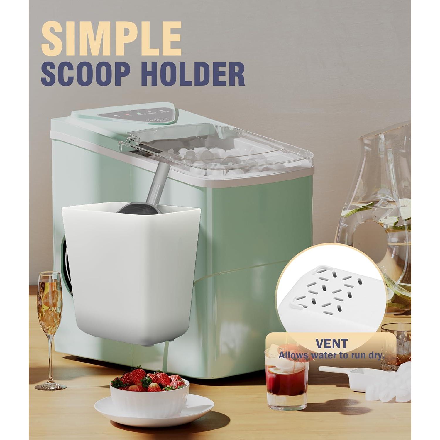 Soporte magnético para cuchara de hielo Neepanda - Grande 14x9x15 cm