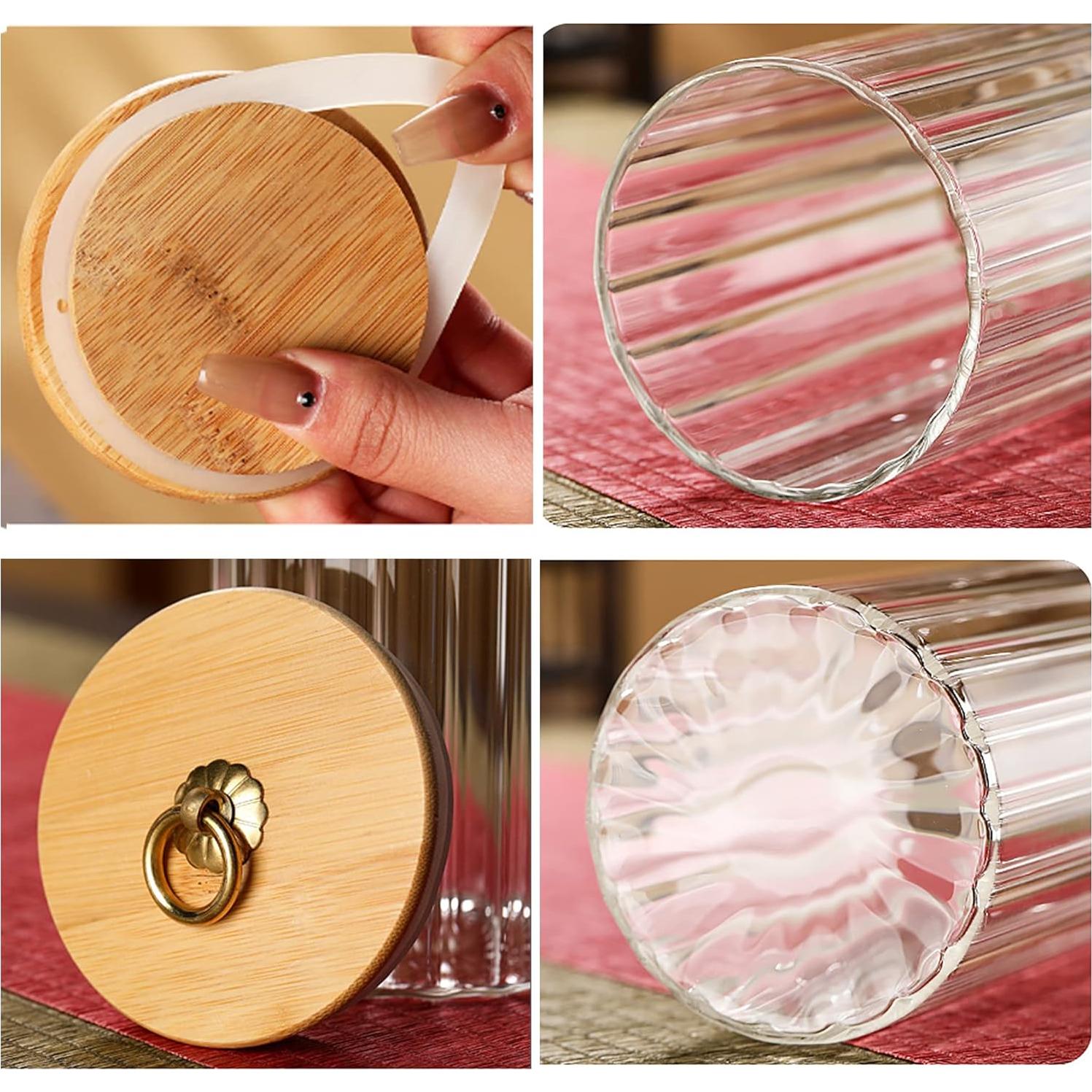 Juego de 5 Tarros de Almacenamiento de Vidrio FANTESTICRYAN