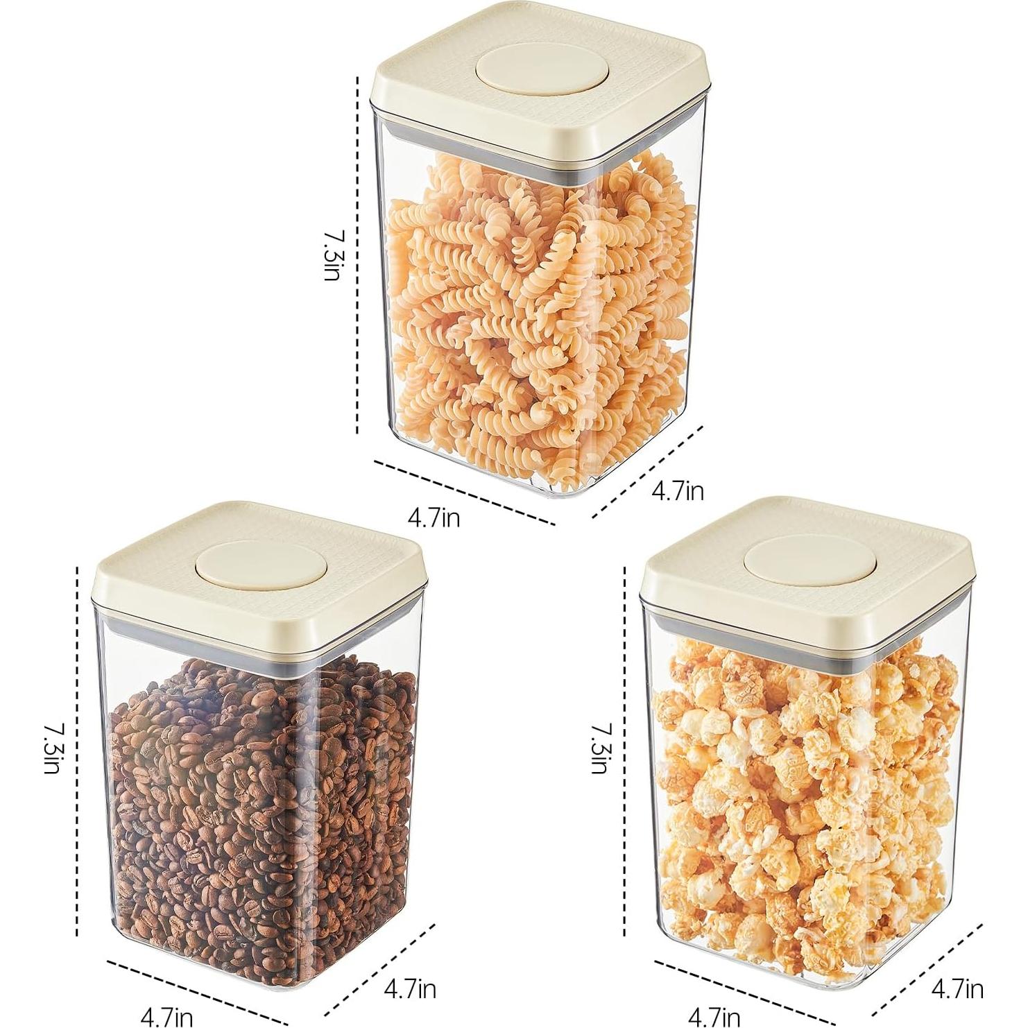 Contenedores de Almacenamiento UFORU Herméticos 3 Pcs 1.7L