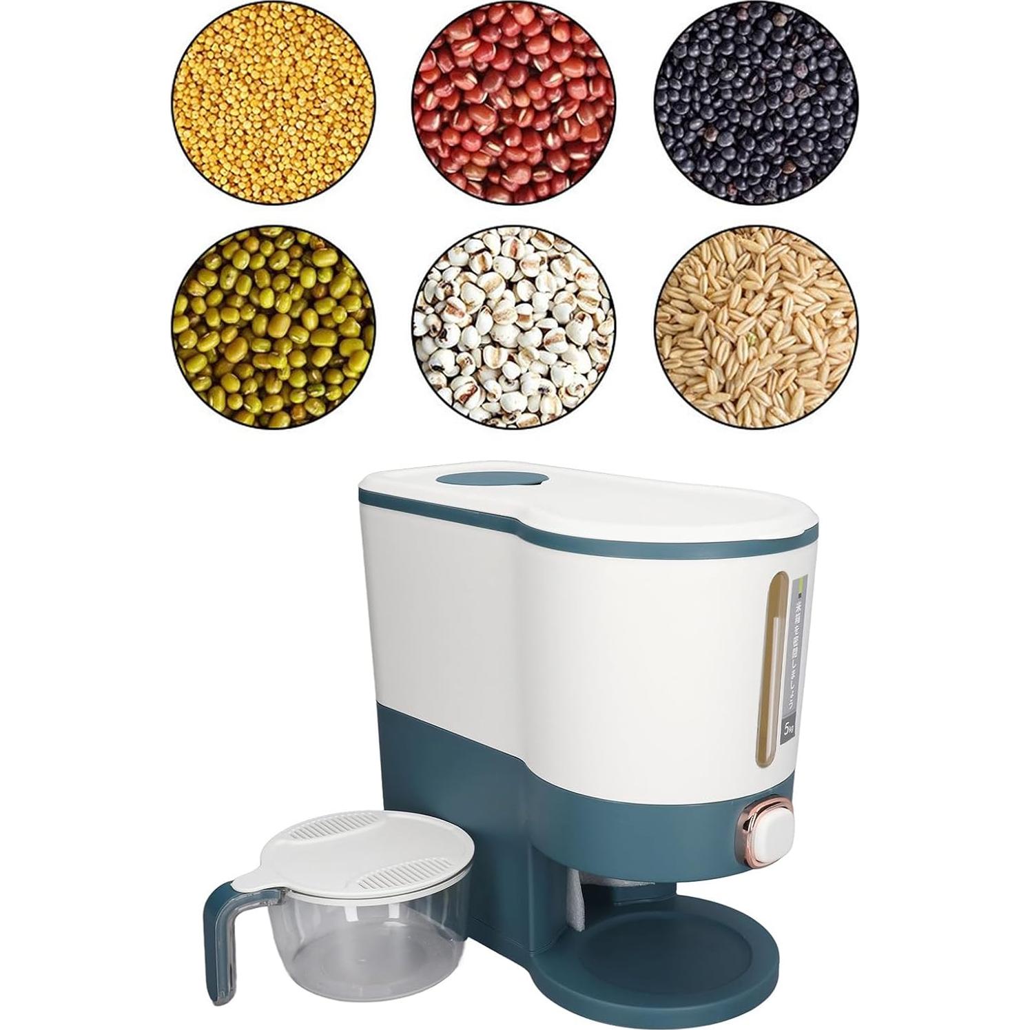 Dispensador de Arroz Honio Grande Ecológico a Prueba de Polvo