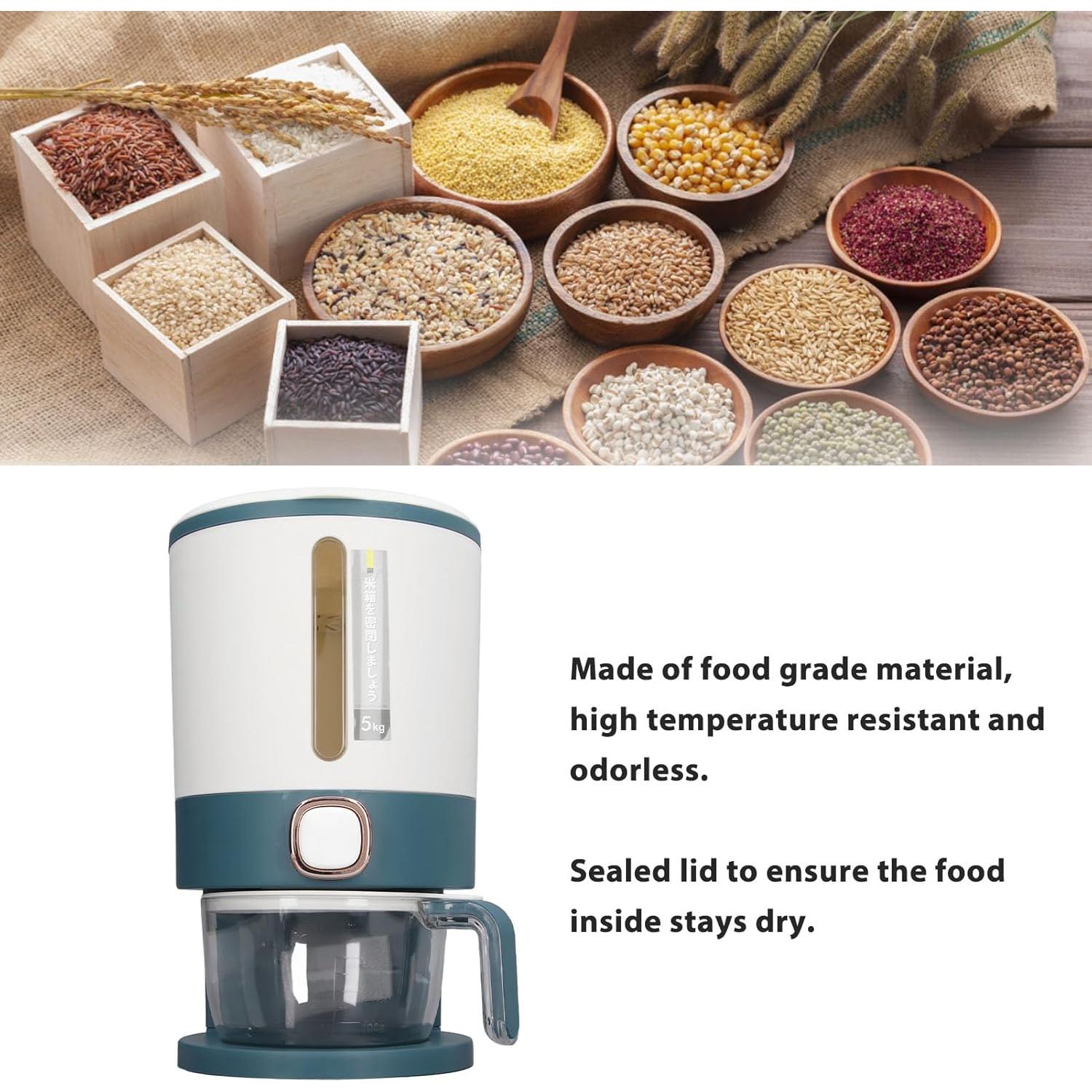 Dispensador de Arroz Honio Grande Ecológico a Prueba de Polvo