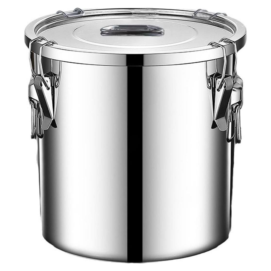 Contenedor hermético de acero inoxidable 12L Verdeho con tapa