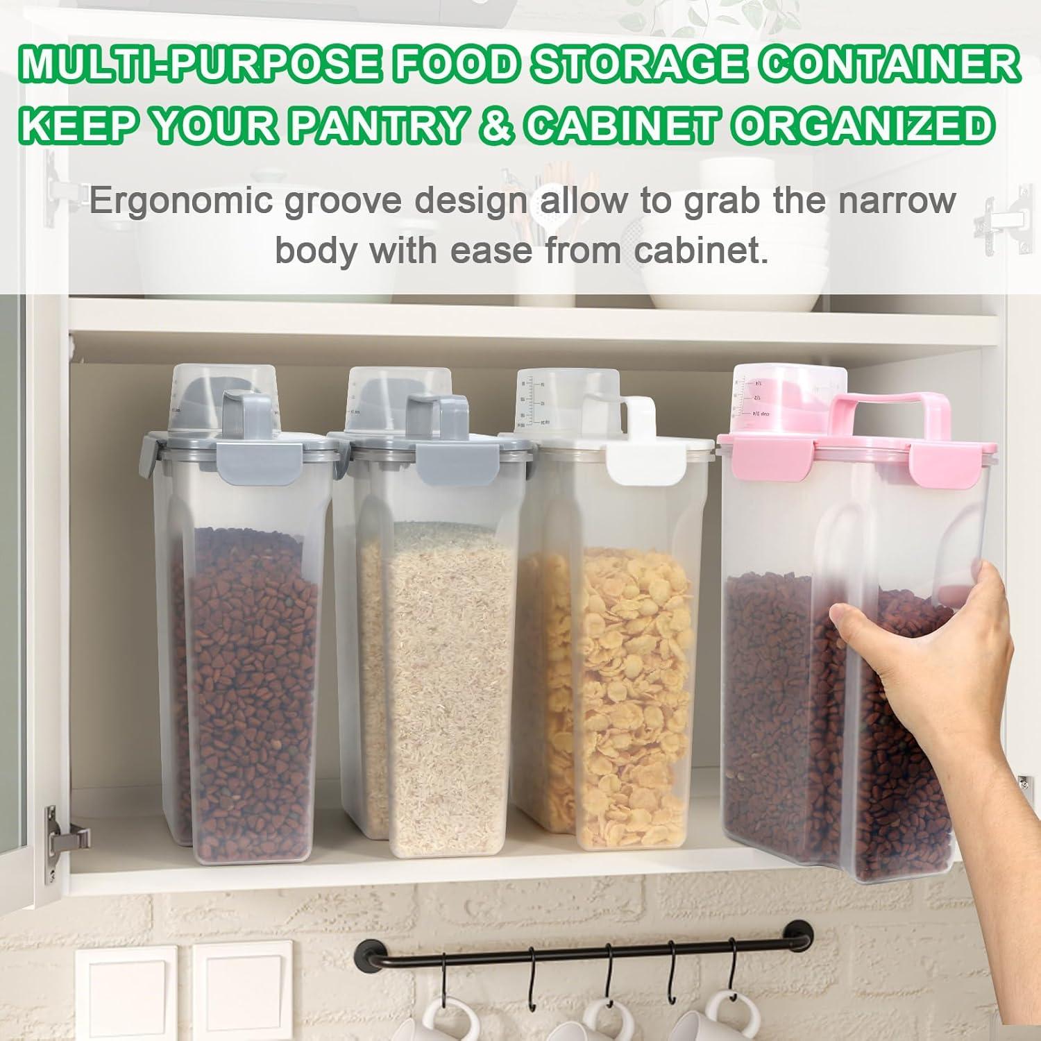 Contenedor de Comida para Mascotas TBMax 6Qt Rosa 5.68L Hermético