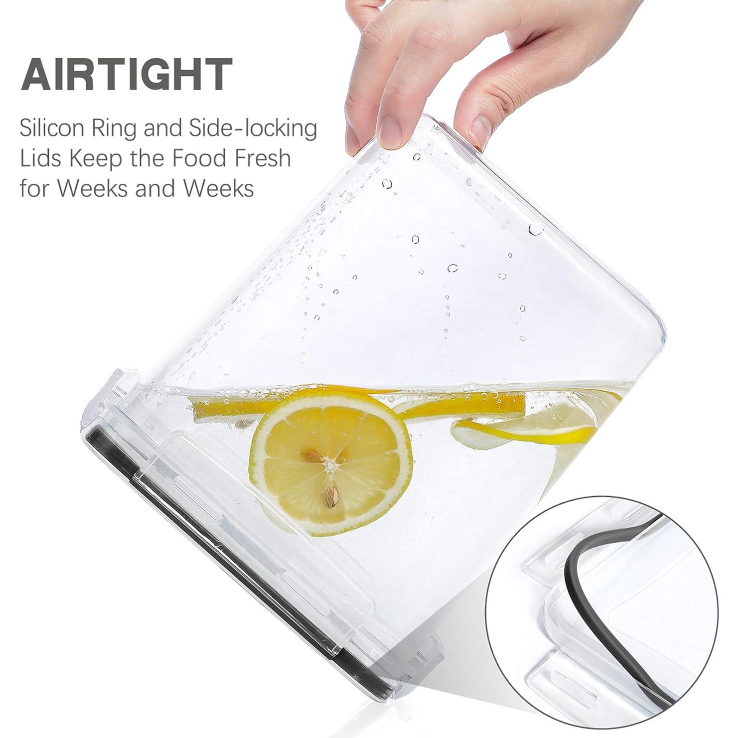 Contenedores de Almacenamiento Hermético PANTRYSTAR 5.2L 3PCS