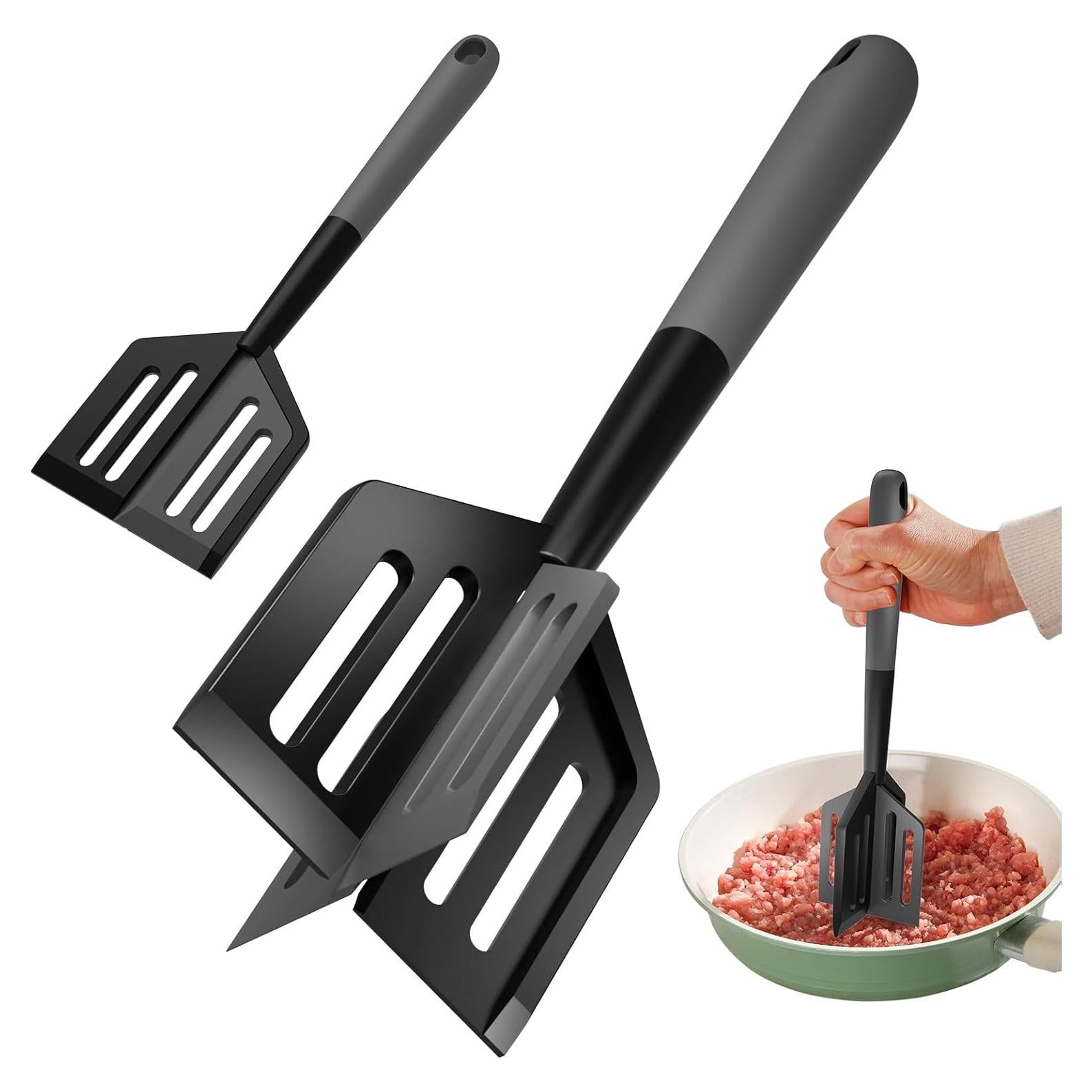 Picador de Carne 2 en 1 Mage Crab - Antiadherente y Resistente al Calor