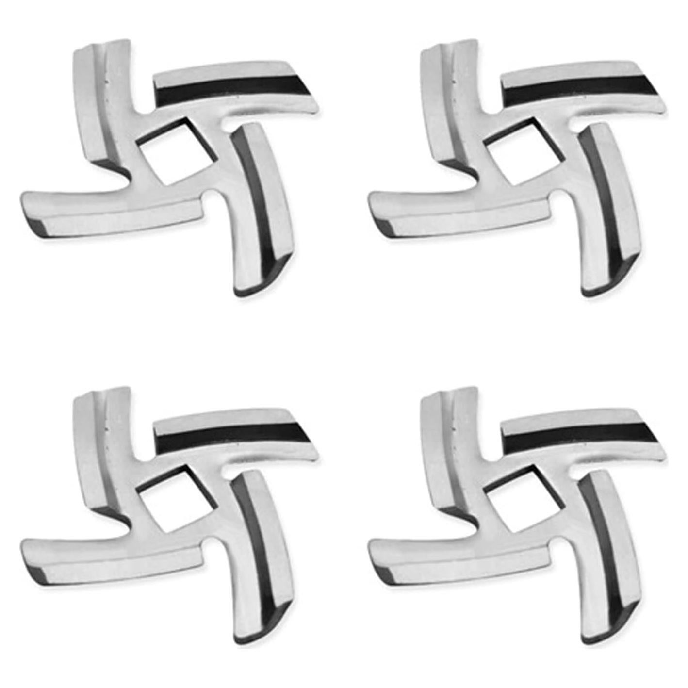 4 Piezas Cuchillas de Repuesto para Picadora de Carne Acero Inoxidable