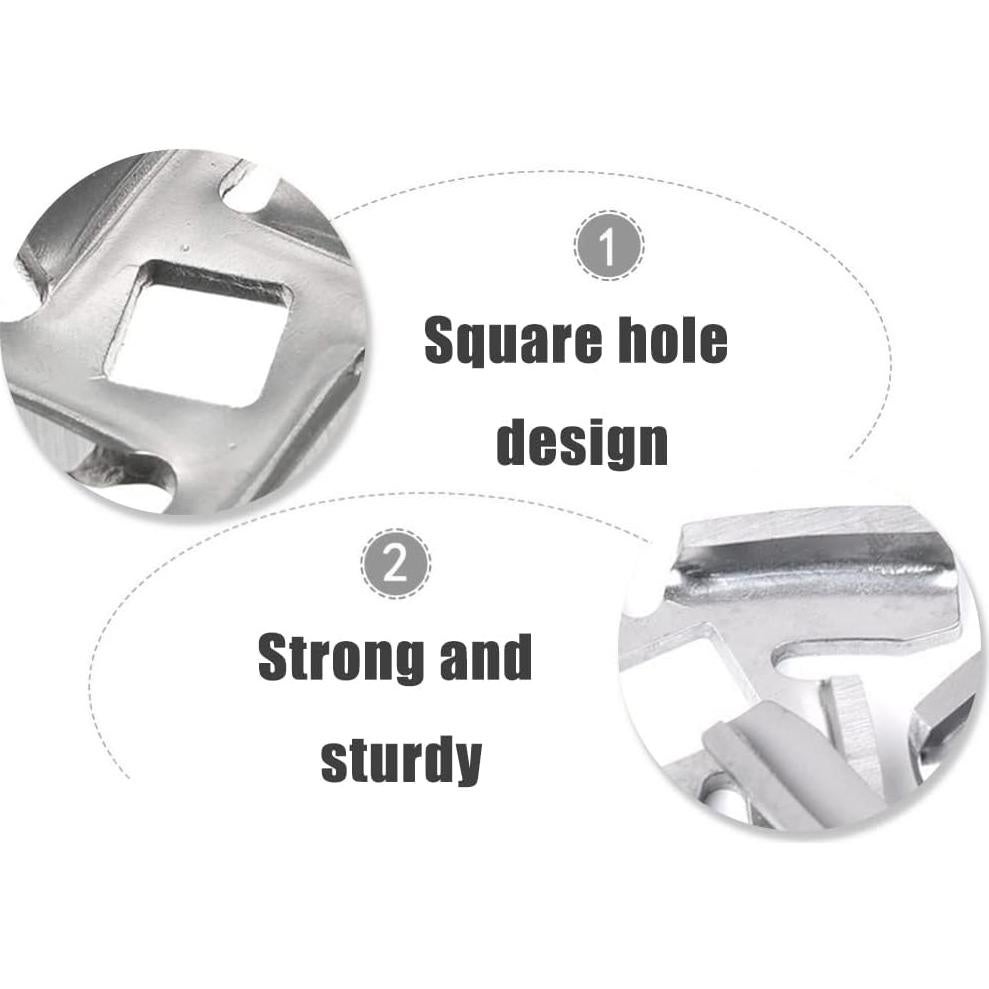 4 Piezas Cuchillas de Repuesto para Picadora de Carne Acero Inoxidable