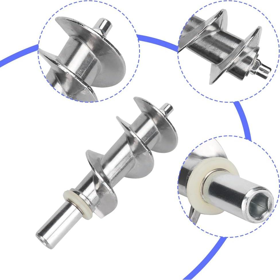 Tornillo de Picadora de Carne Tiiyee Acero Inoxidable 11.94cm