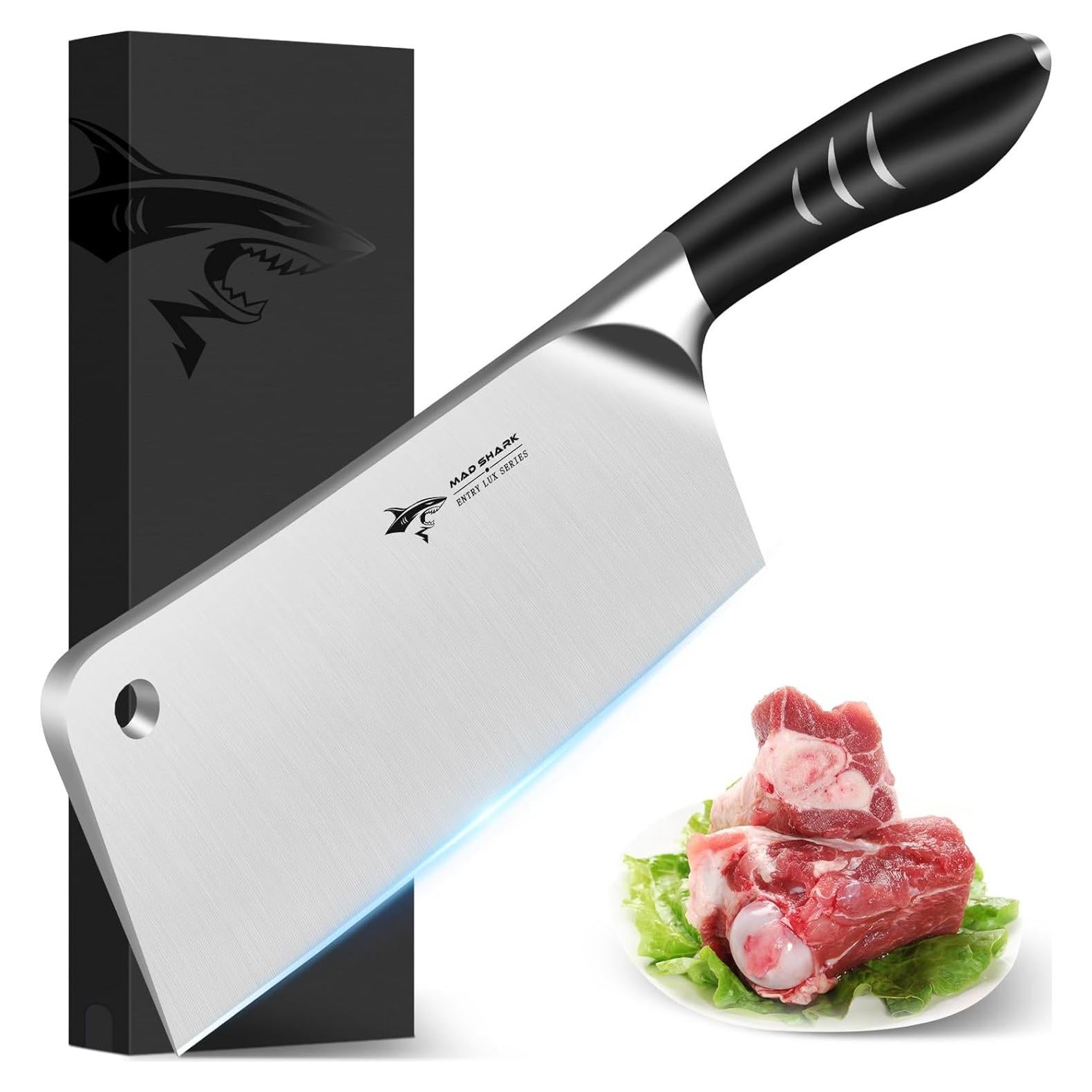 Cuchillo de Carnicero MAD SHARK 19.1 cm Acero Inoxidable Profesional