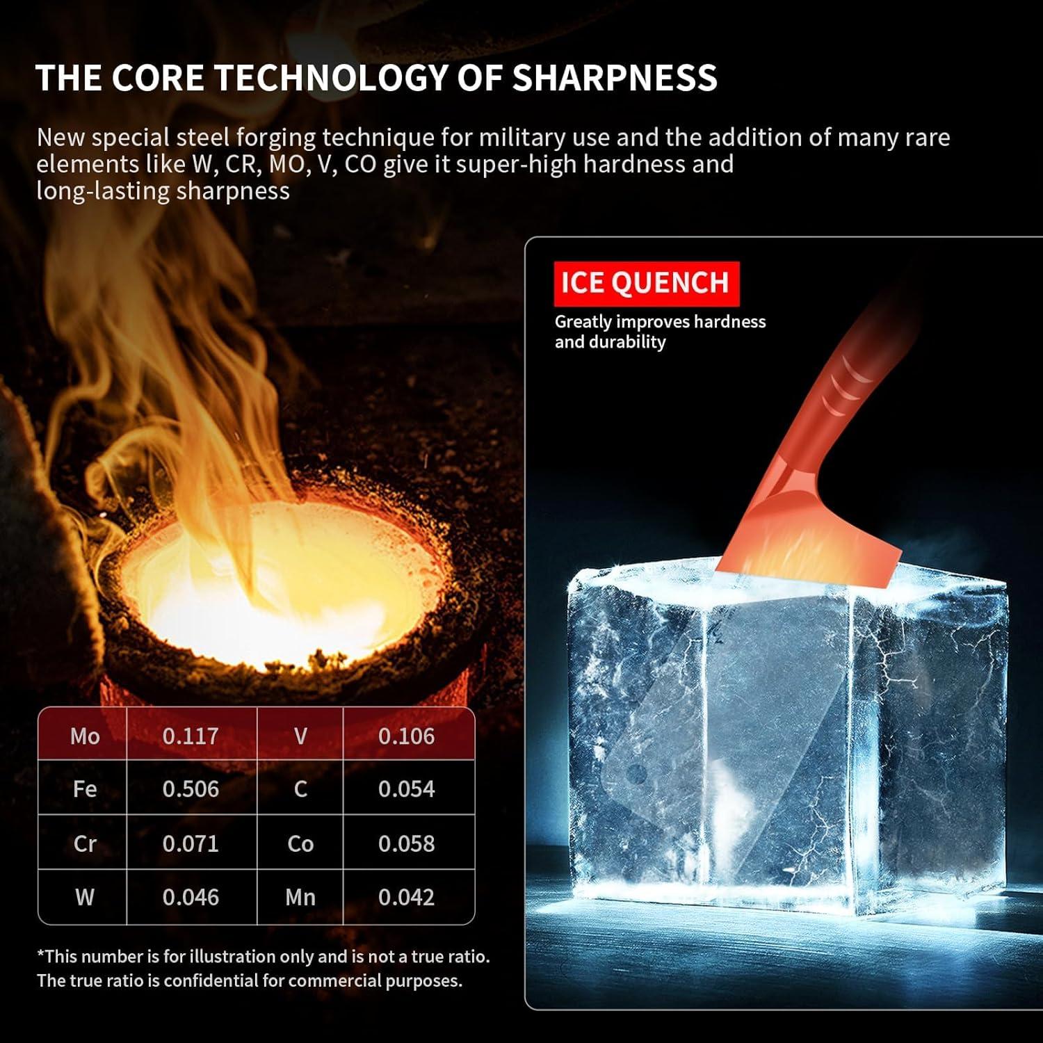 Cuchillo de Carnicero MAD SHARK 19.1 cm Acero Inoxidable Profesional