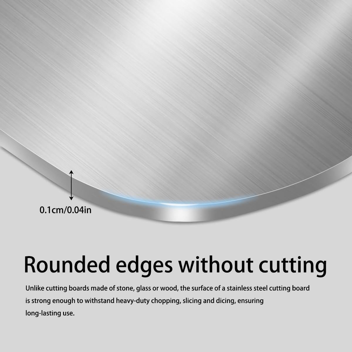 Tabla de Cortar Acero Inoxidable 304 PJHAJH 33.8x23.1cm