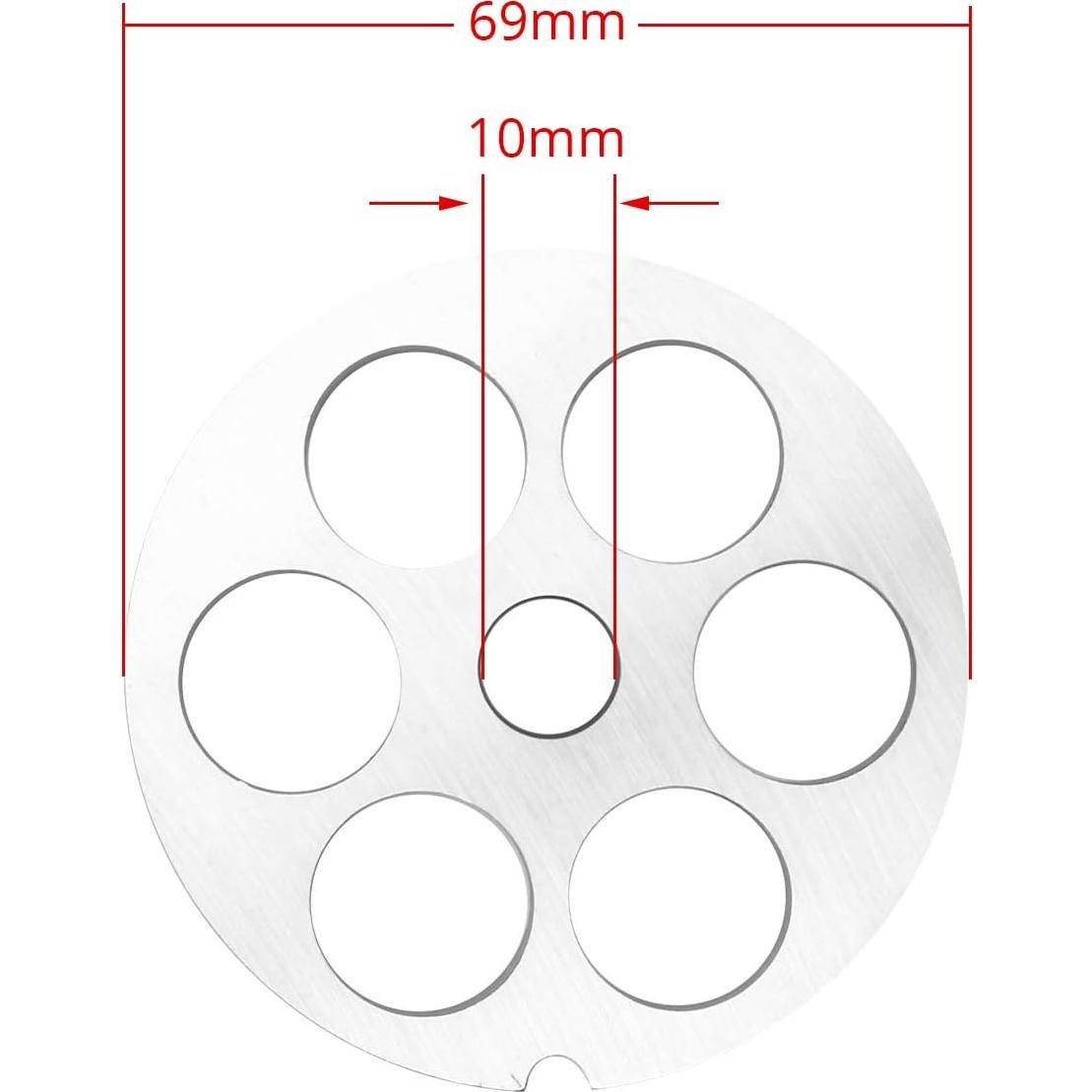 Disco de Acero Inoxidable #12 para Picadora de Carne iVict