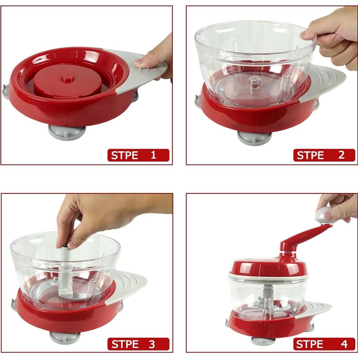 Procesador de Alimentos Manual Genérico EZ - Picador y Molinillo