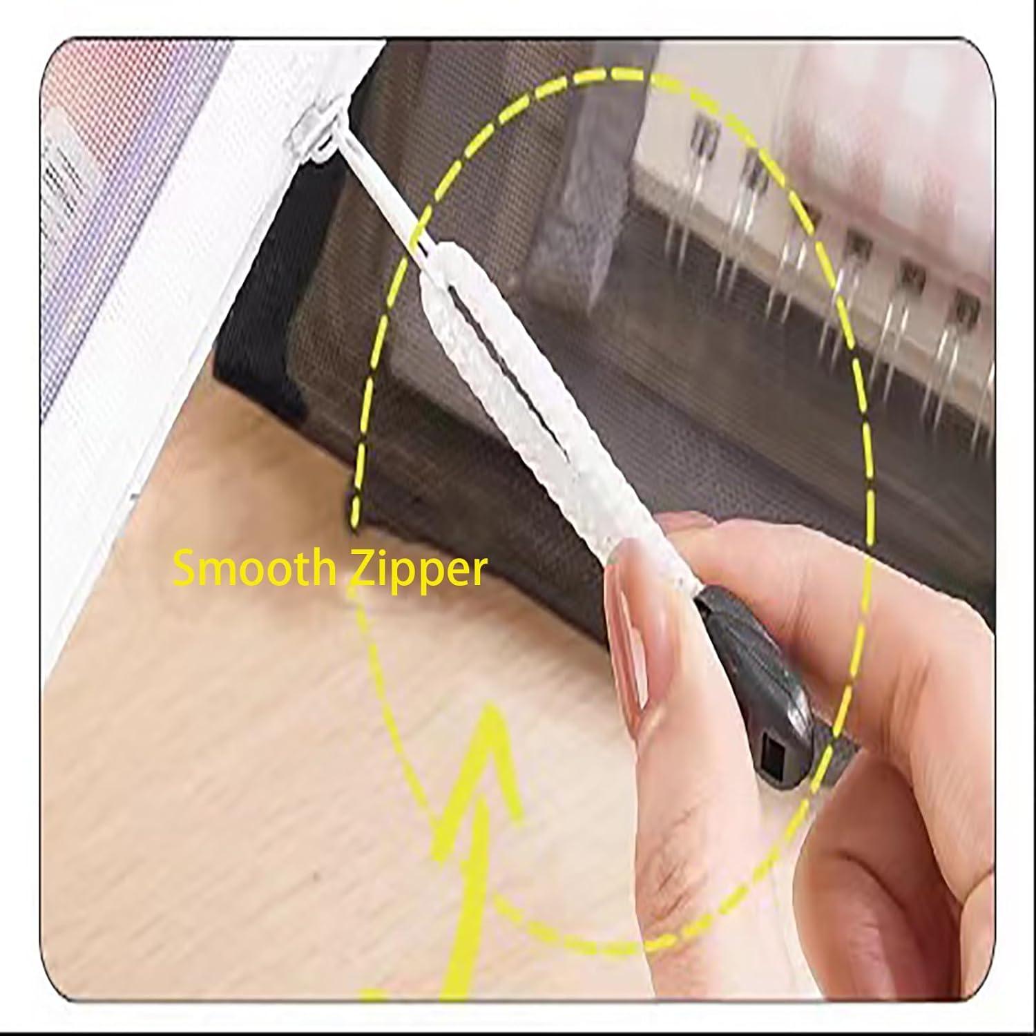 10 Bolsas de Malla con Cremallera OZY Nylon Blanco 24.4x19.1cm