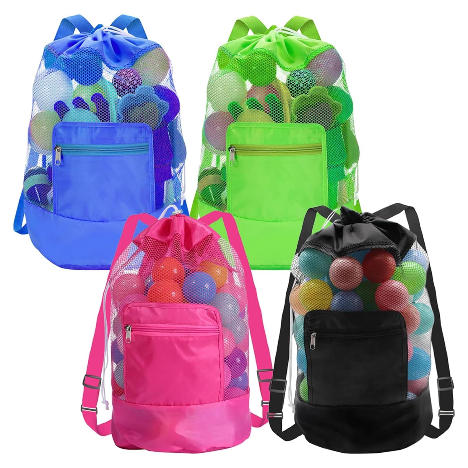 Mochila de Playa INVODA Plegable con Cierre y Correas Ajustables