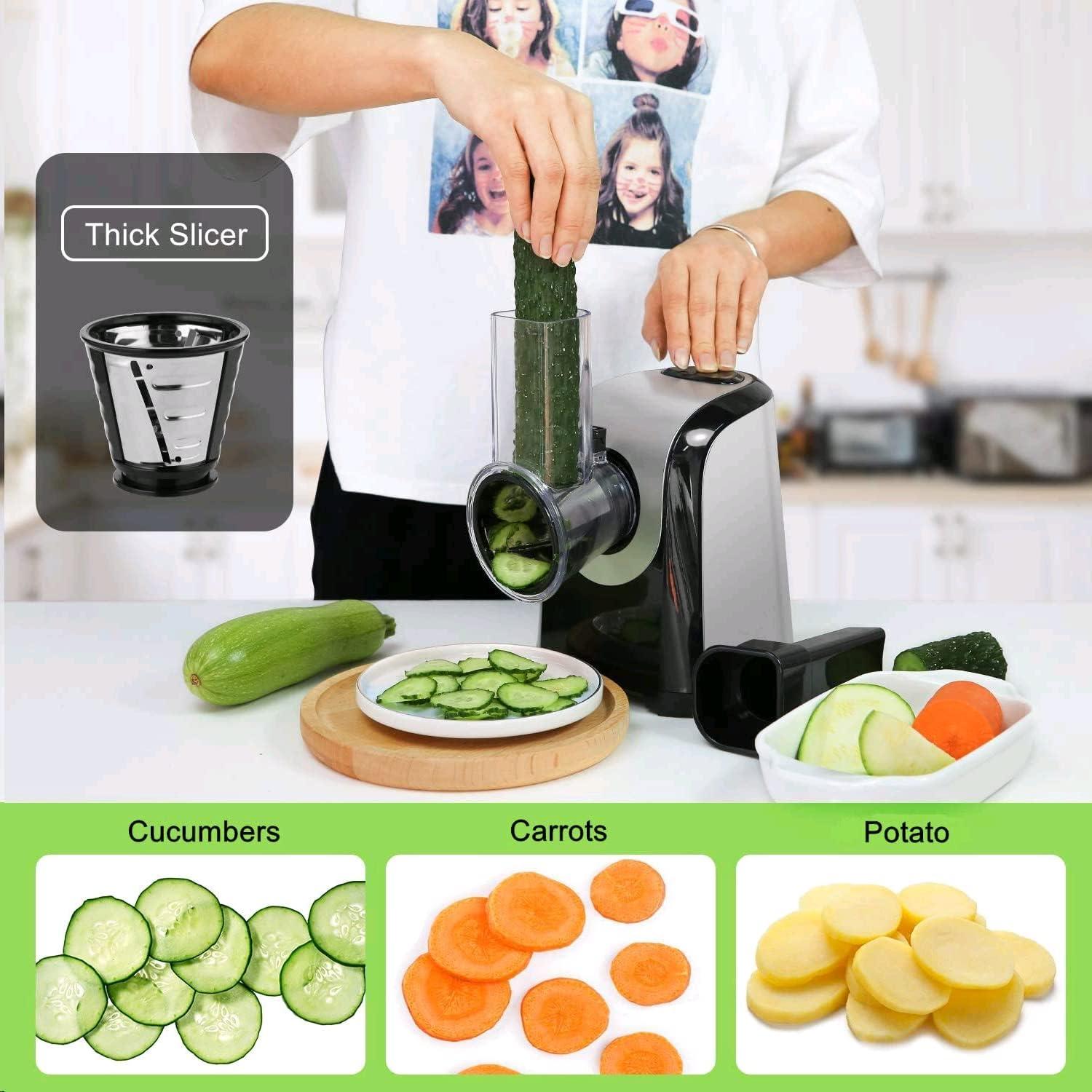 Rallador Eléctrico Homdox 5 en 1 150W para Verduras