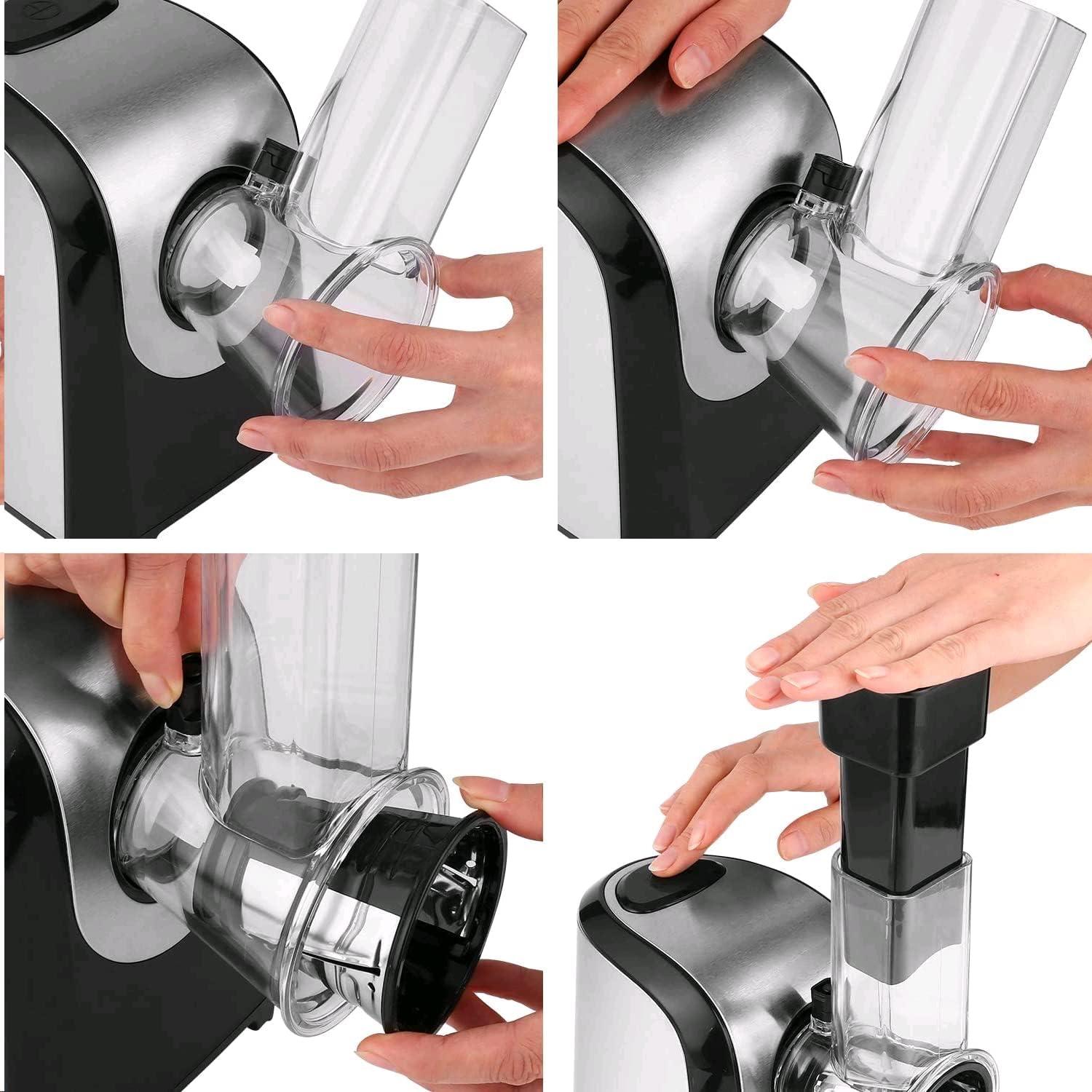 Rallador Eléctrico Homdox 5 en 1 150W para Verduras