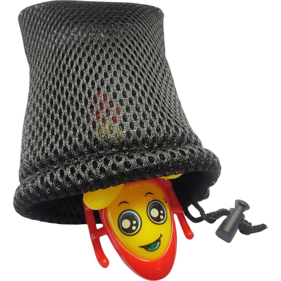 Bolsas de Malla de Nylon Negras con Cierre de Cordón 8 Pcs