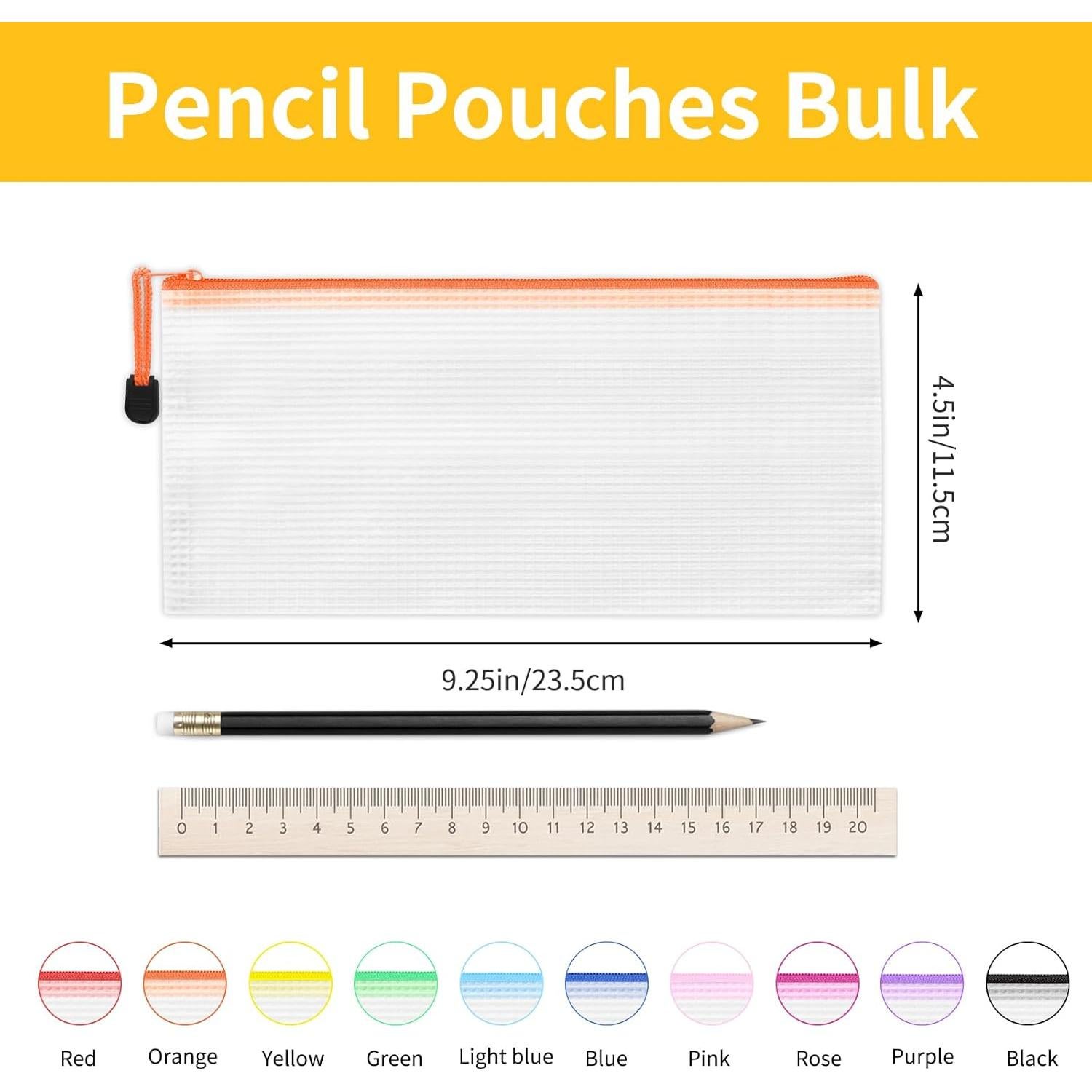 Bolsa de Cremallera de Malla EOOUT 20pcs 24.1x11.4 cm Multicolor