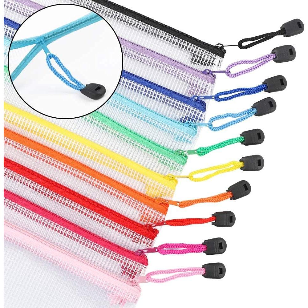 Bolsa de Cremallera de Malla EOOUT 20pcs 24.1x11.4 cm Multicolor