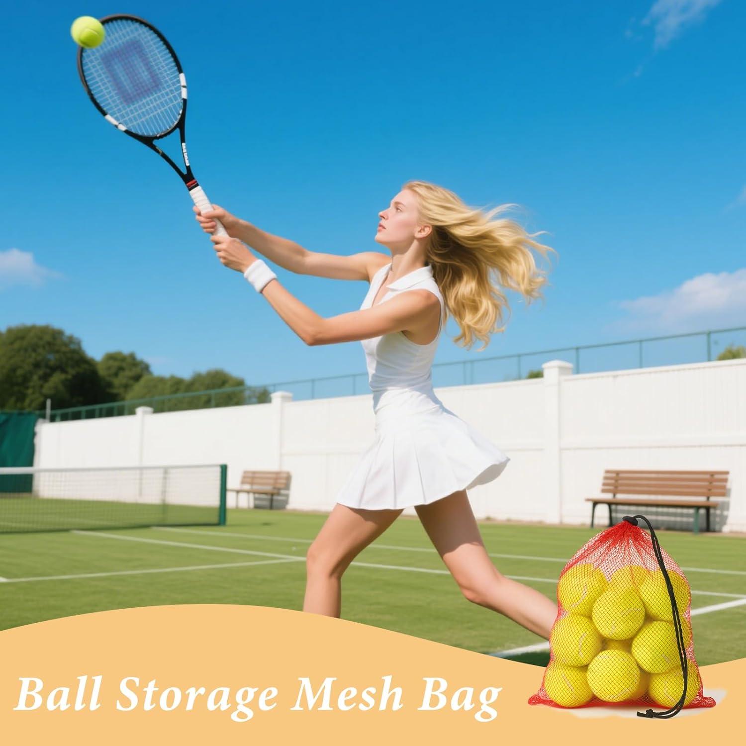 6 Bolsas de Malla con Cierre de Cordón Psyqtsuary 40x34 cm