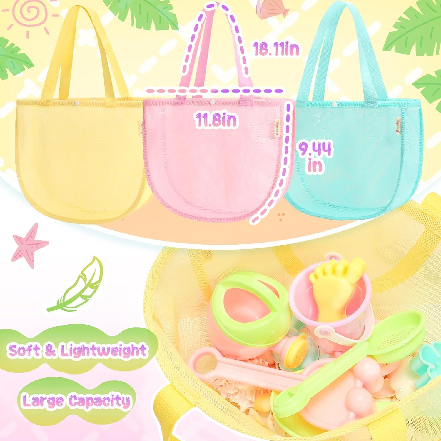 Bolsas de Playa Plegables Tagitary para Niños - Set de 3