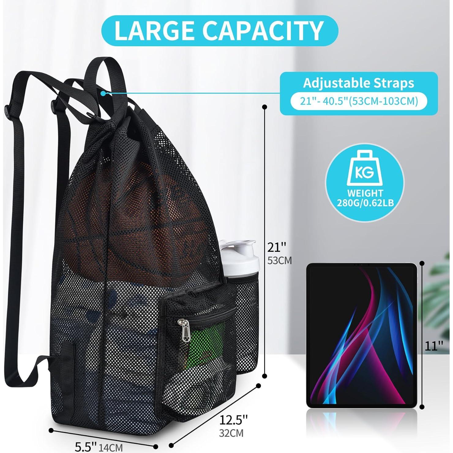 Mochila Deportiva de Malla Mildbeer Grande 23.6L Unisex