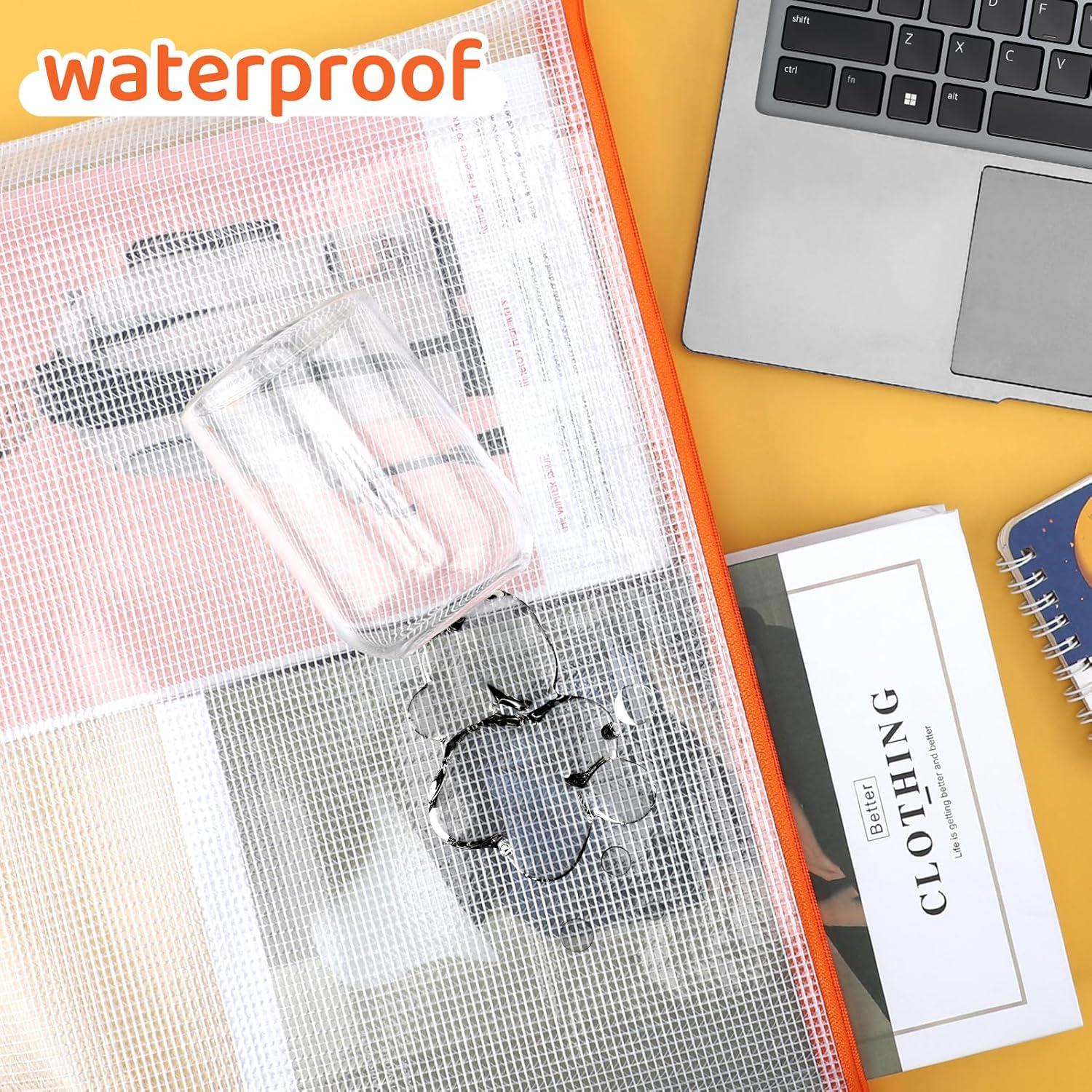 20 Bolsas de Cremallera de Malla YOPCDJ A3 43x30 cm Reutilizables