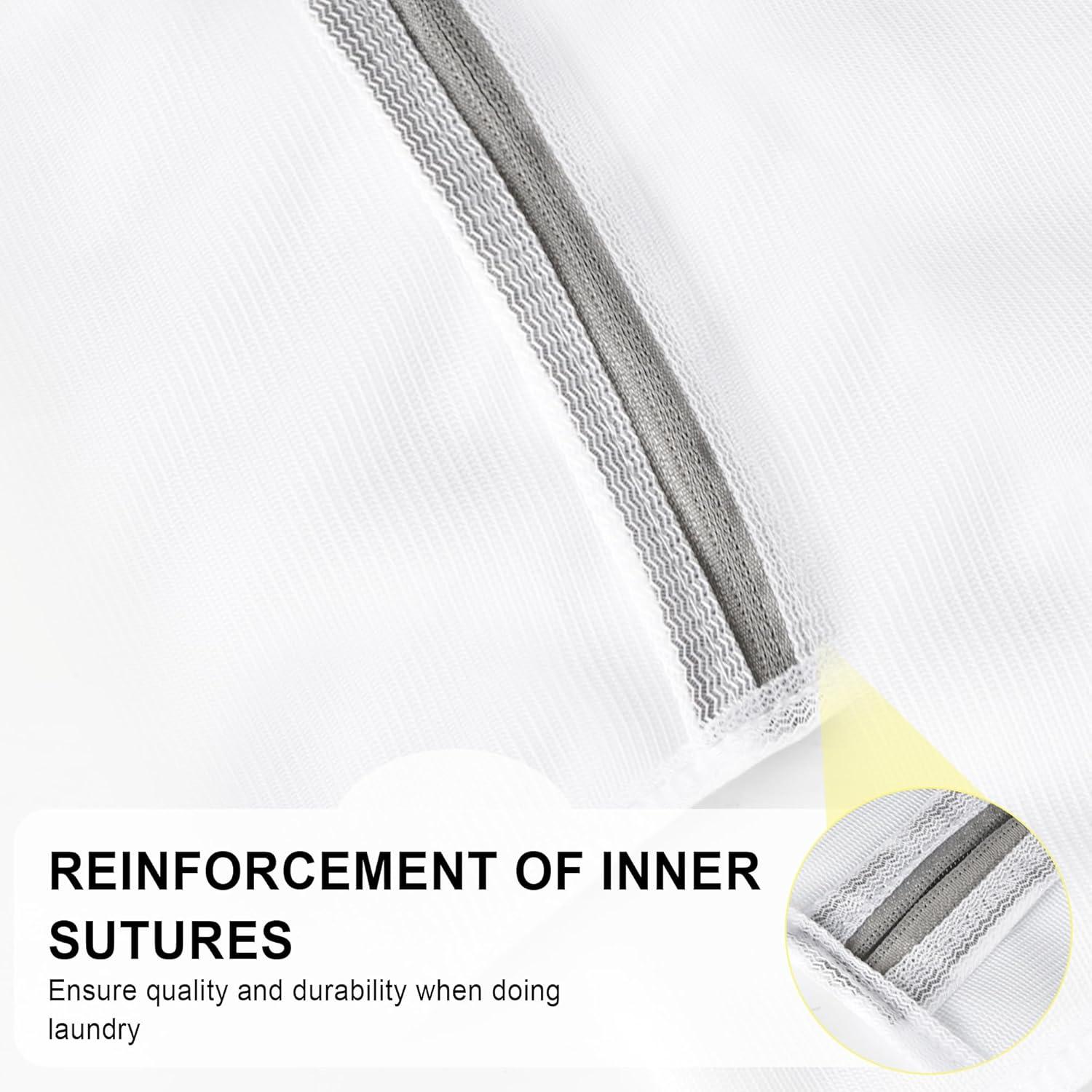 Bolsas de Lavandería de Malla YC Kitchen - 3 Piezas Mediana, Grande, Extra Grande