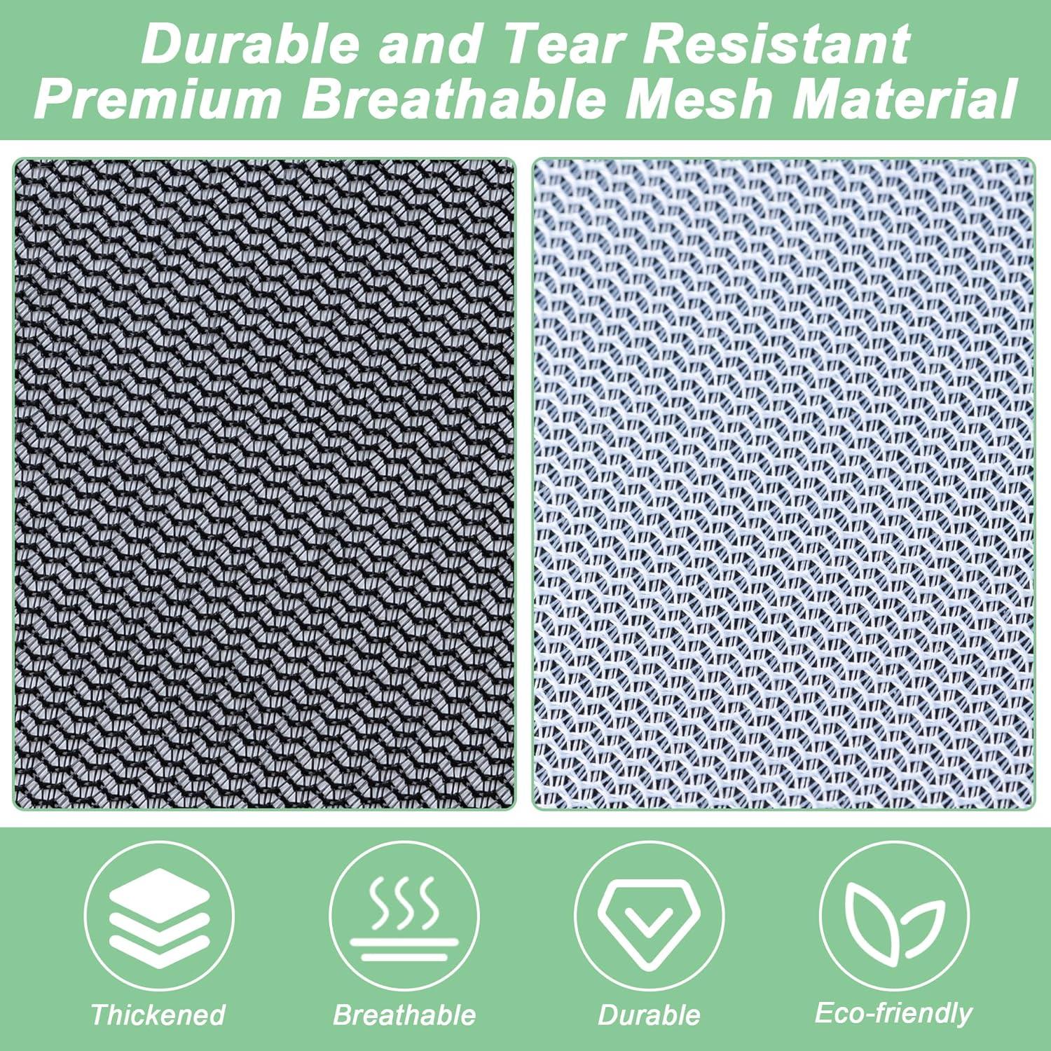 2 Bolsas de Lavandería de Malla XL Aegero 61x91cm Negro