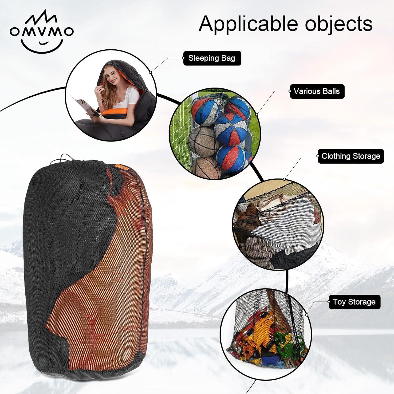 Bolsa de Almacenamiento Malla 68L OMVMO Resistente al Agua