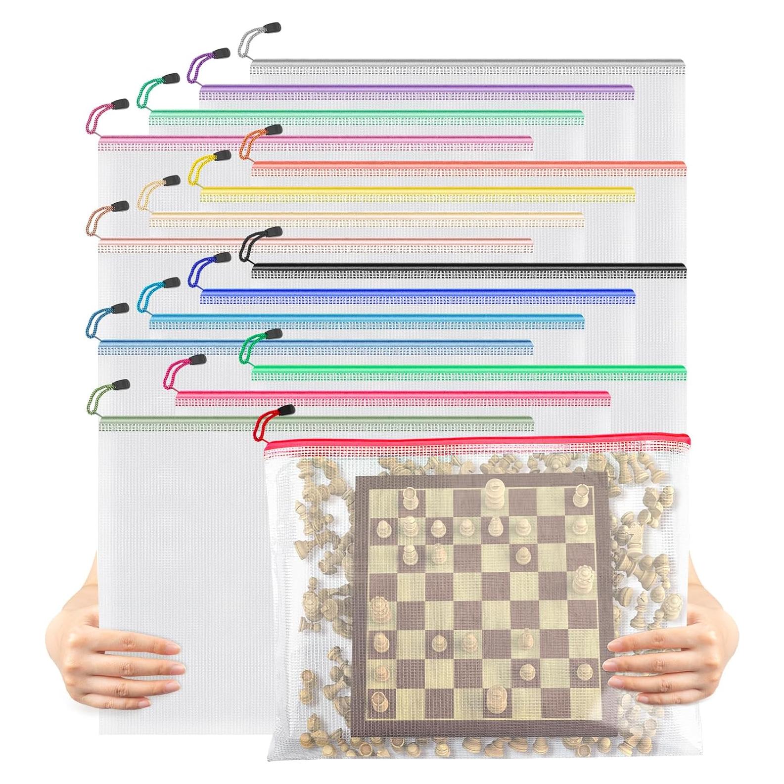 Bolsas de Almacenamiento con Cierre Umriox 16PCS A3 Multicolor