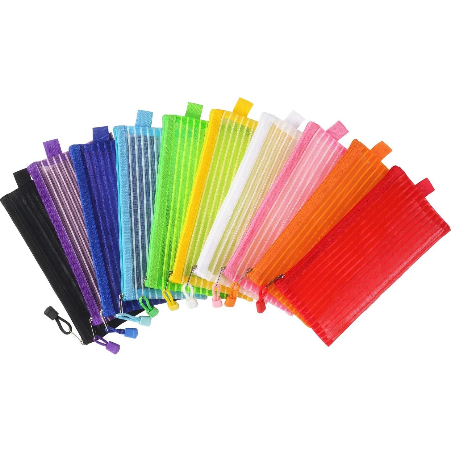 Tamaki Paquete de 10 Bolsas de Malla con Cremallera 23x12cm