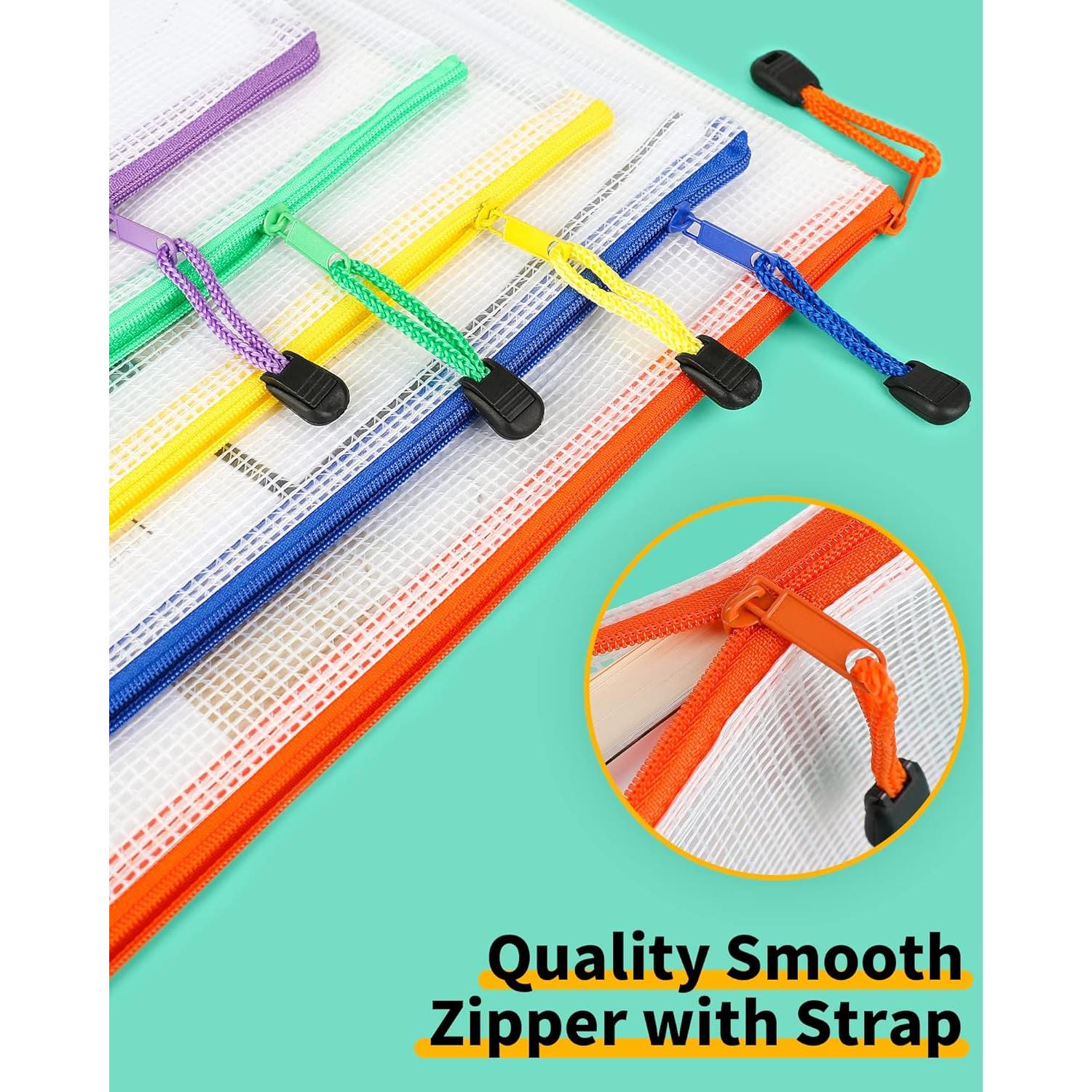 20 Bolsas de Malla con Cremallera Smarpau - Multitamaños y Colores