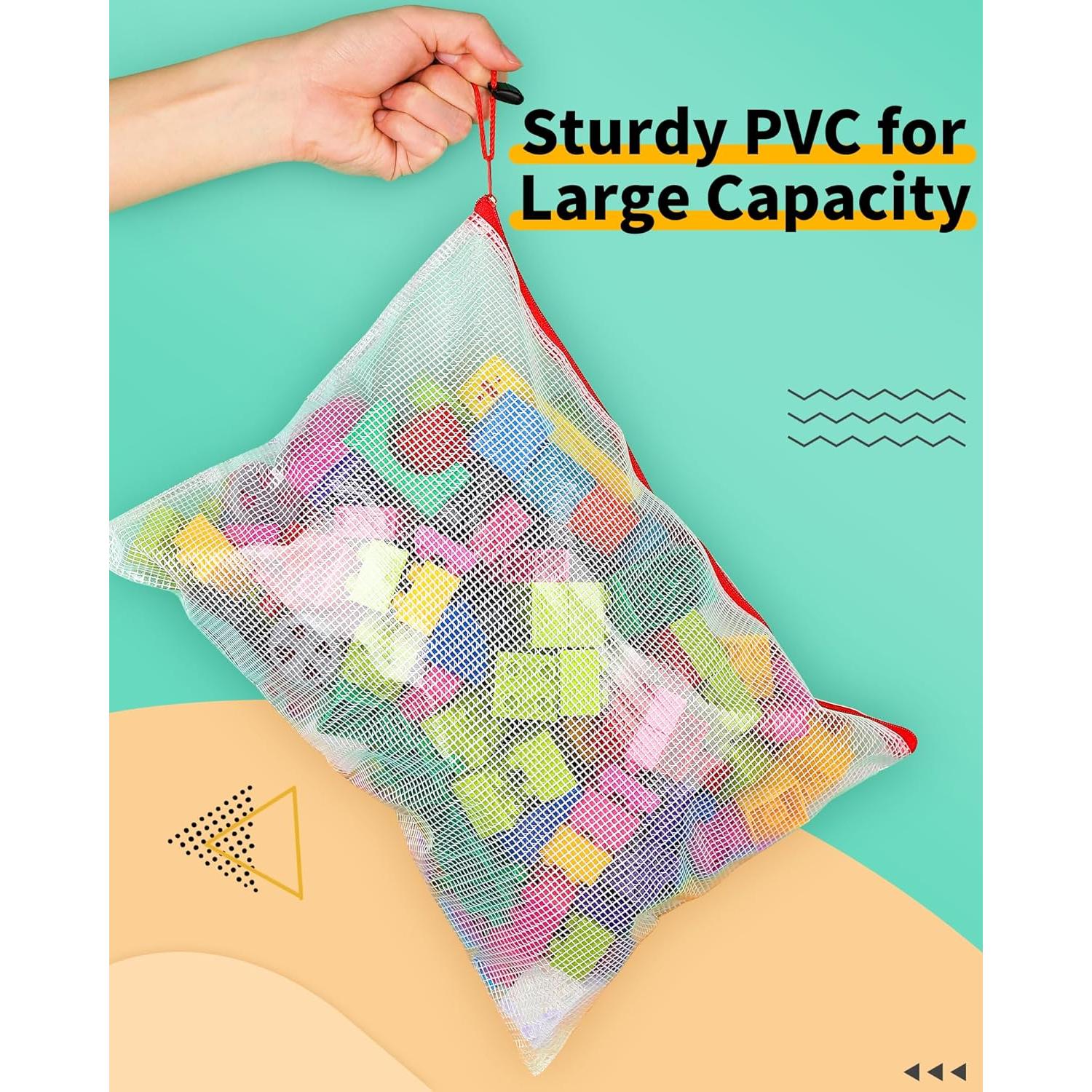 20 Bolsas de Malla con Cremallera Smarpau - Multitamaños y Colores