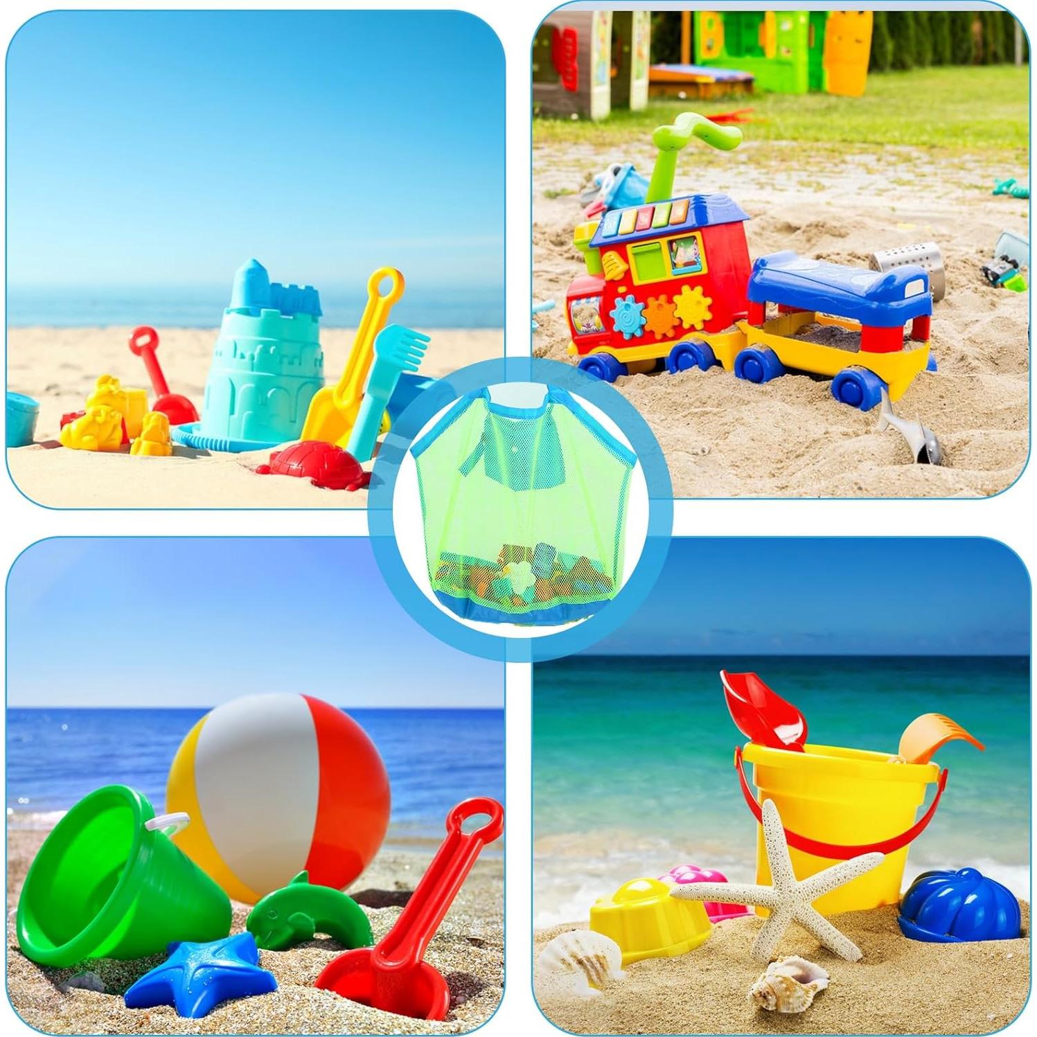 Bolsa de Playa de Malla Grande Yuomeaz 38x23x36 cm Impermeable