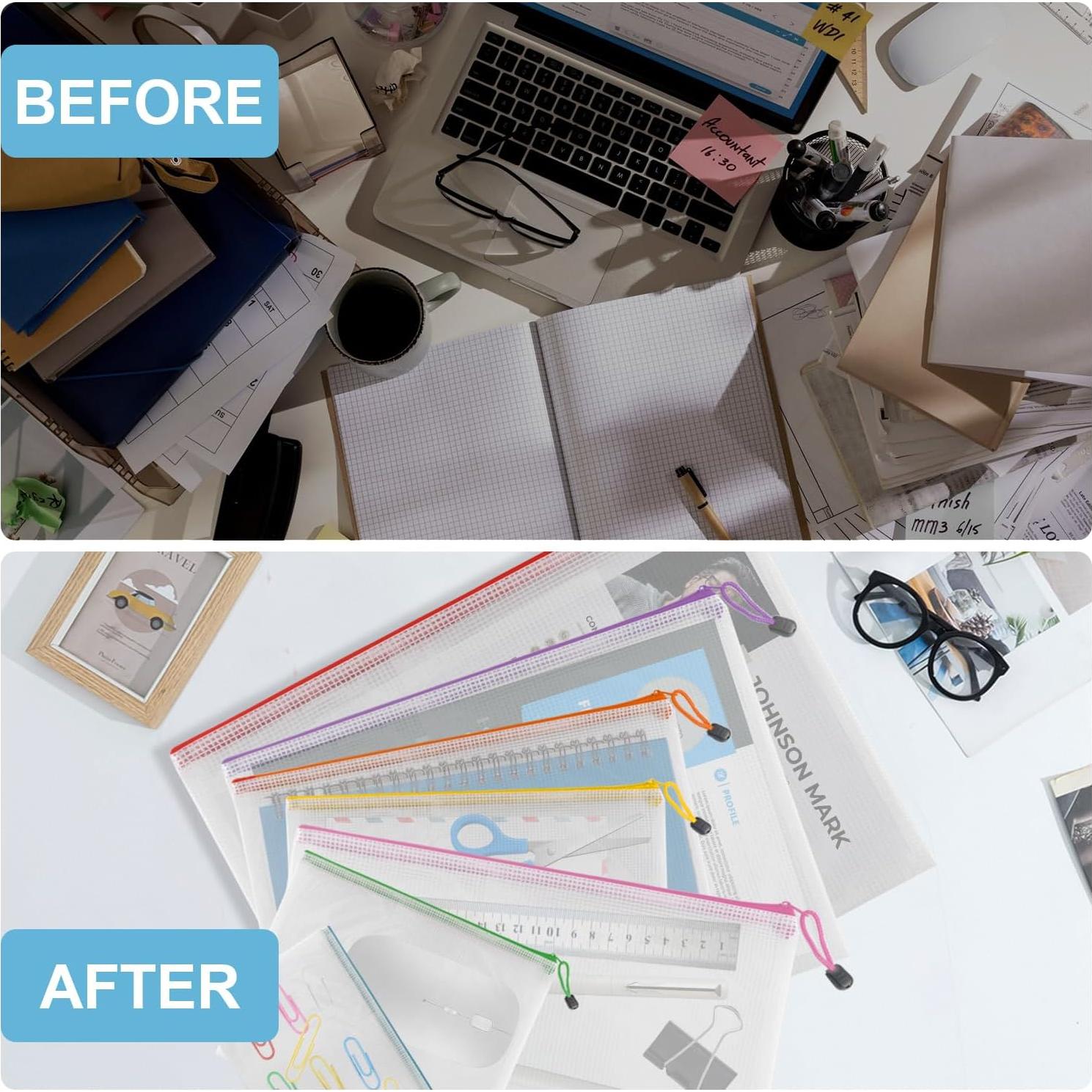 Bolsas de Cremallera de Malla SILVERRAV 32 Pcs Multicolor