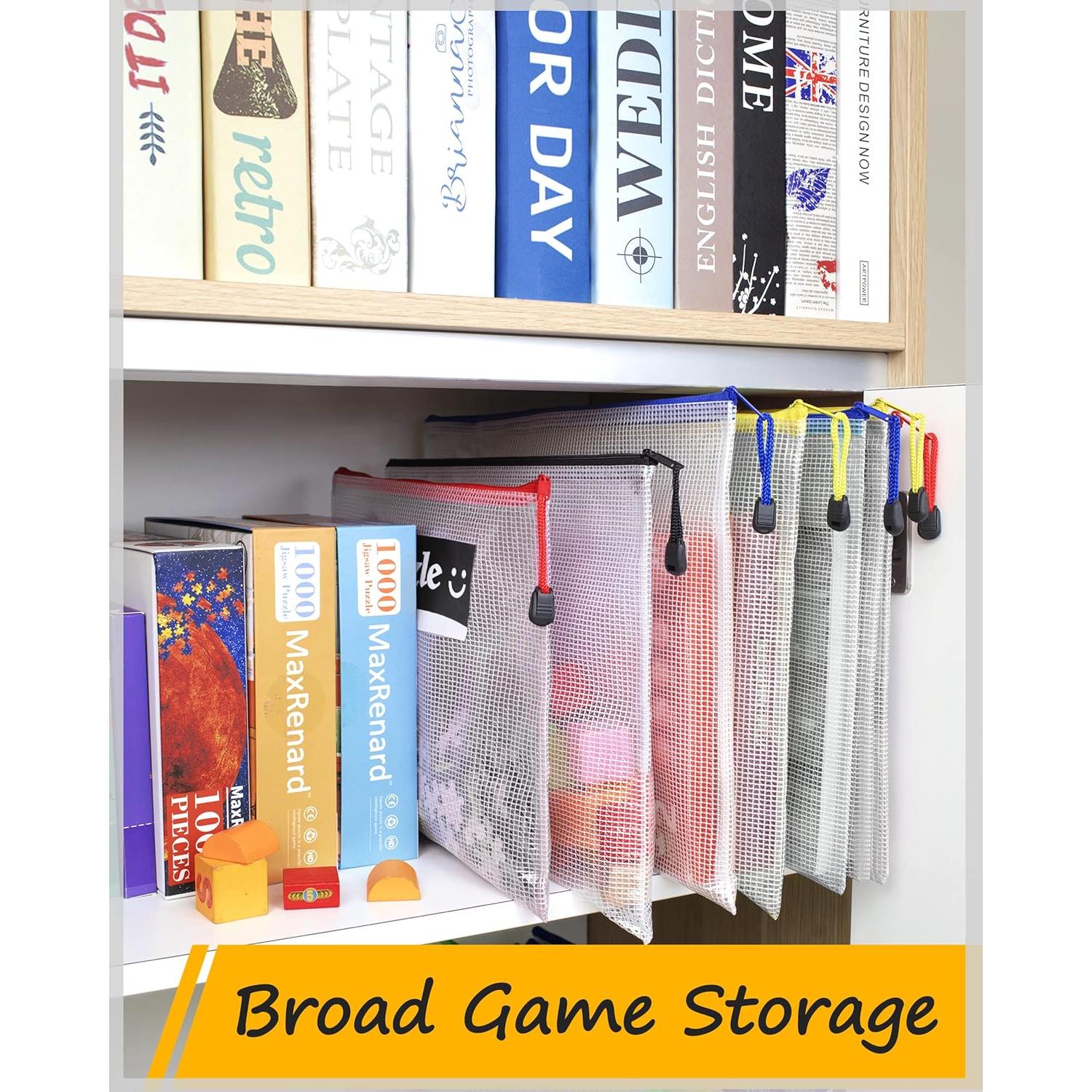 Bolsas de Malla con Cierre SUNEE 12pcs 28x41 cm Multicolor