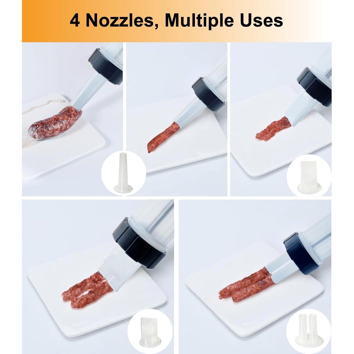 Pistola de Jerky Profesional Glowgath 0.68 kg con Boquillas