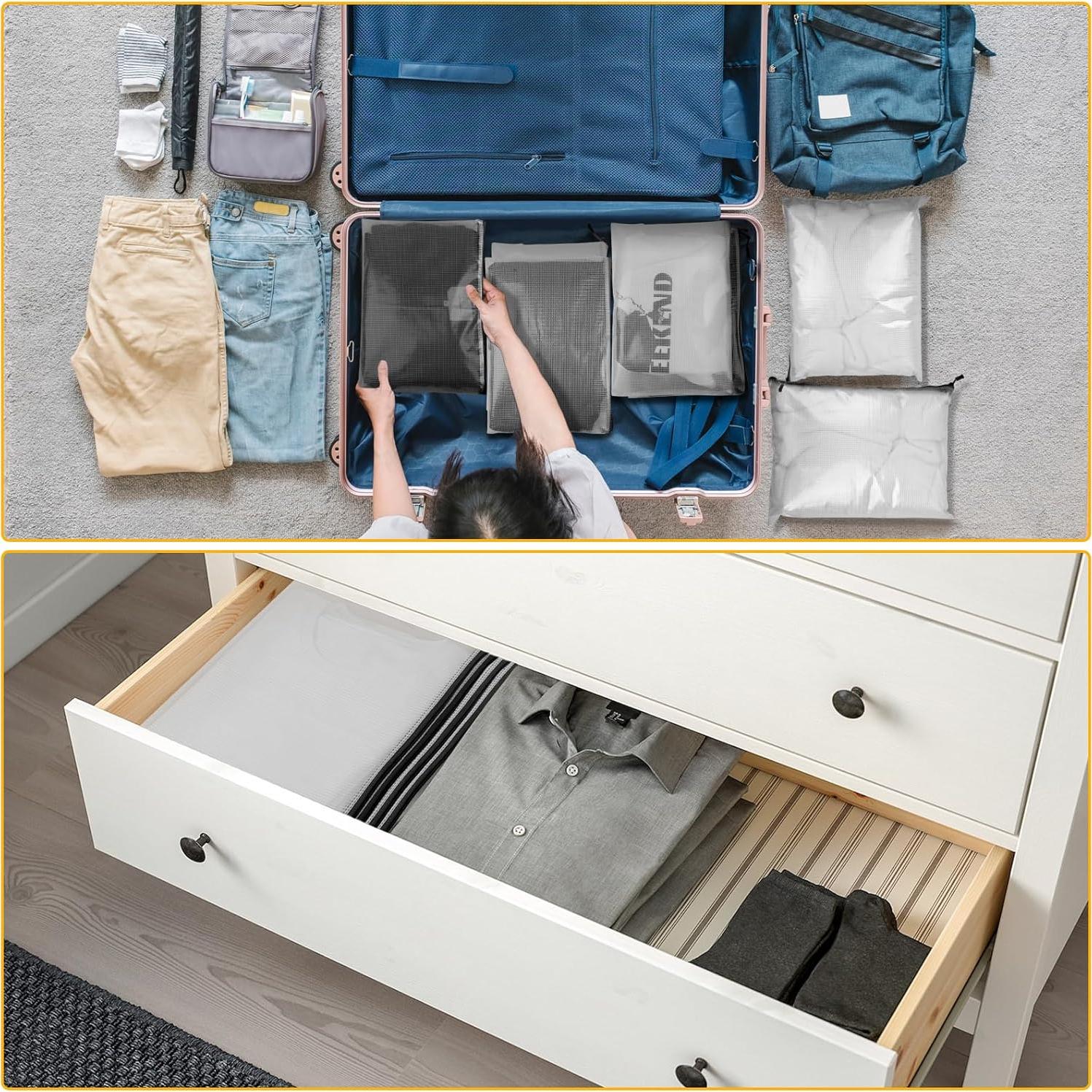 24 Bolsas de Malla con Cremallera YOPCDJ A4 Negros