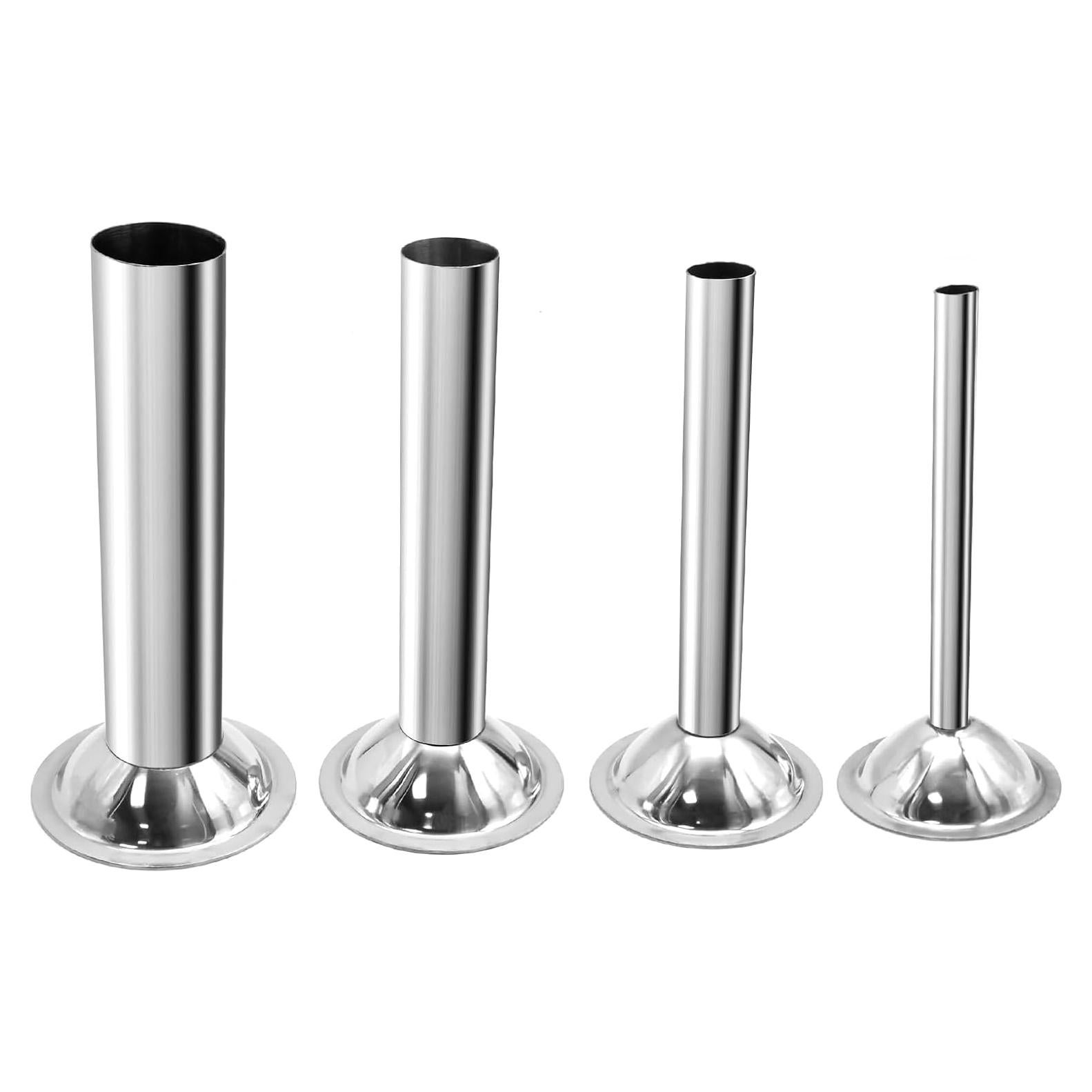 4 Tubos de Relleno de Salchichas Saihisday para Picadora #10/12